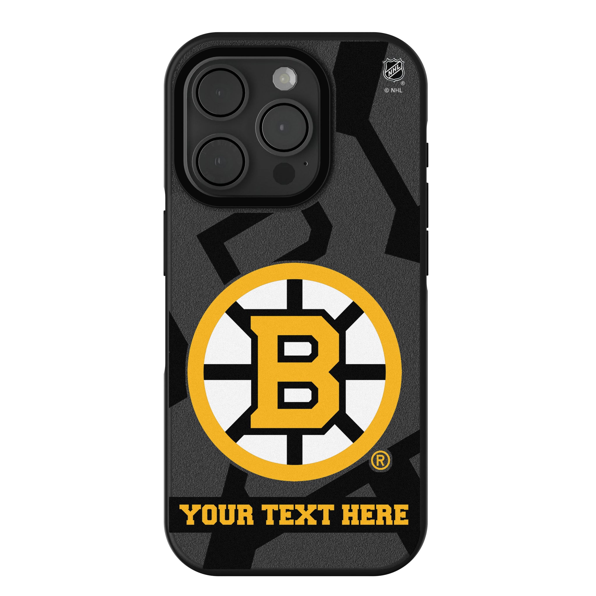 Boston Bruins Personalized Tilt iPhone Bump Phone Case for Apple iPhone