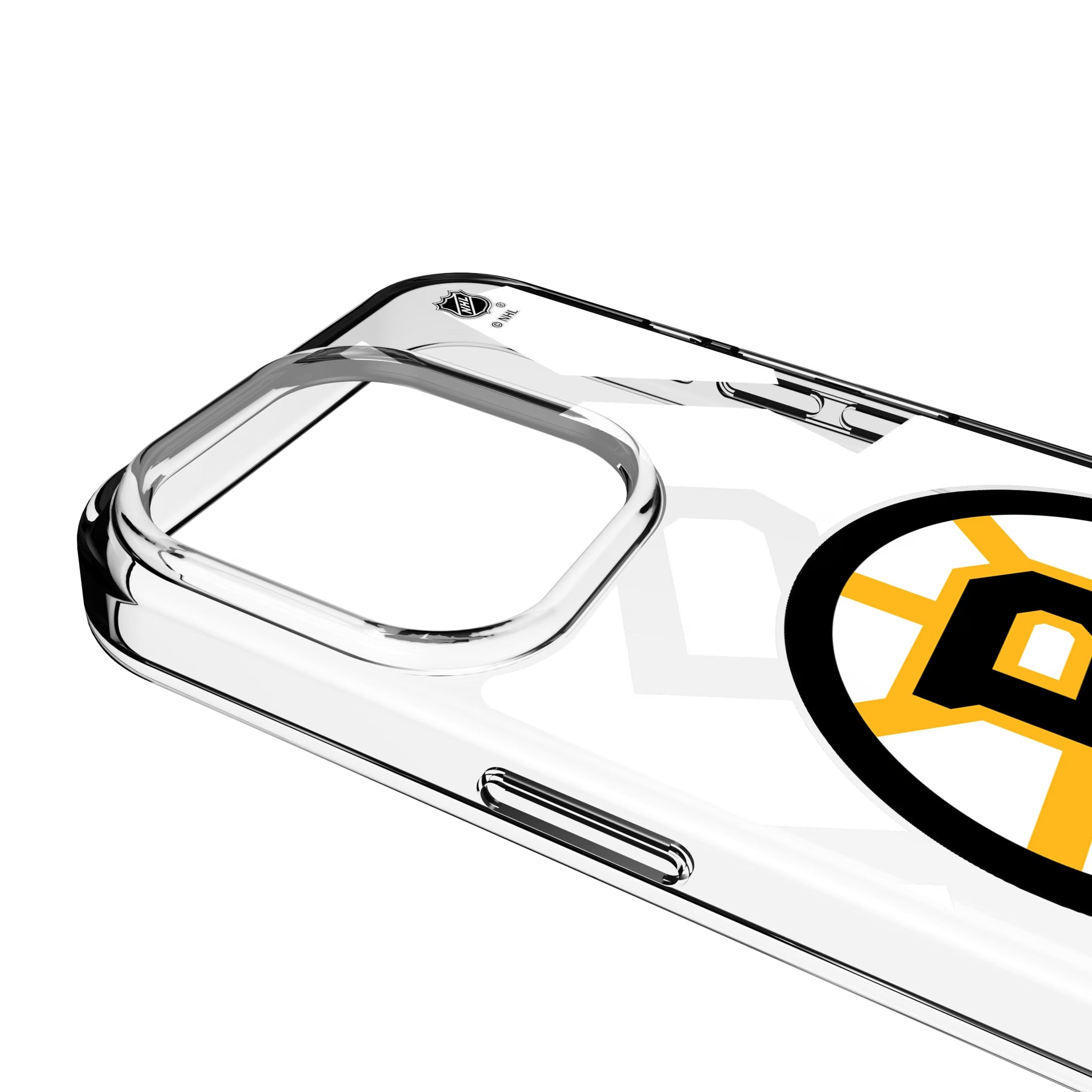 Boston Bruins Personalized Tilt iPhone Clear Phone Case for Apple iPhone - Detail