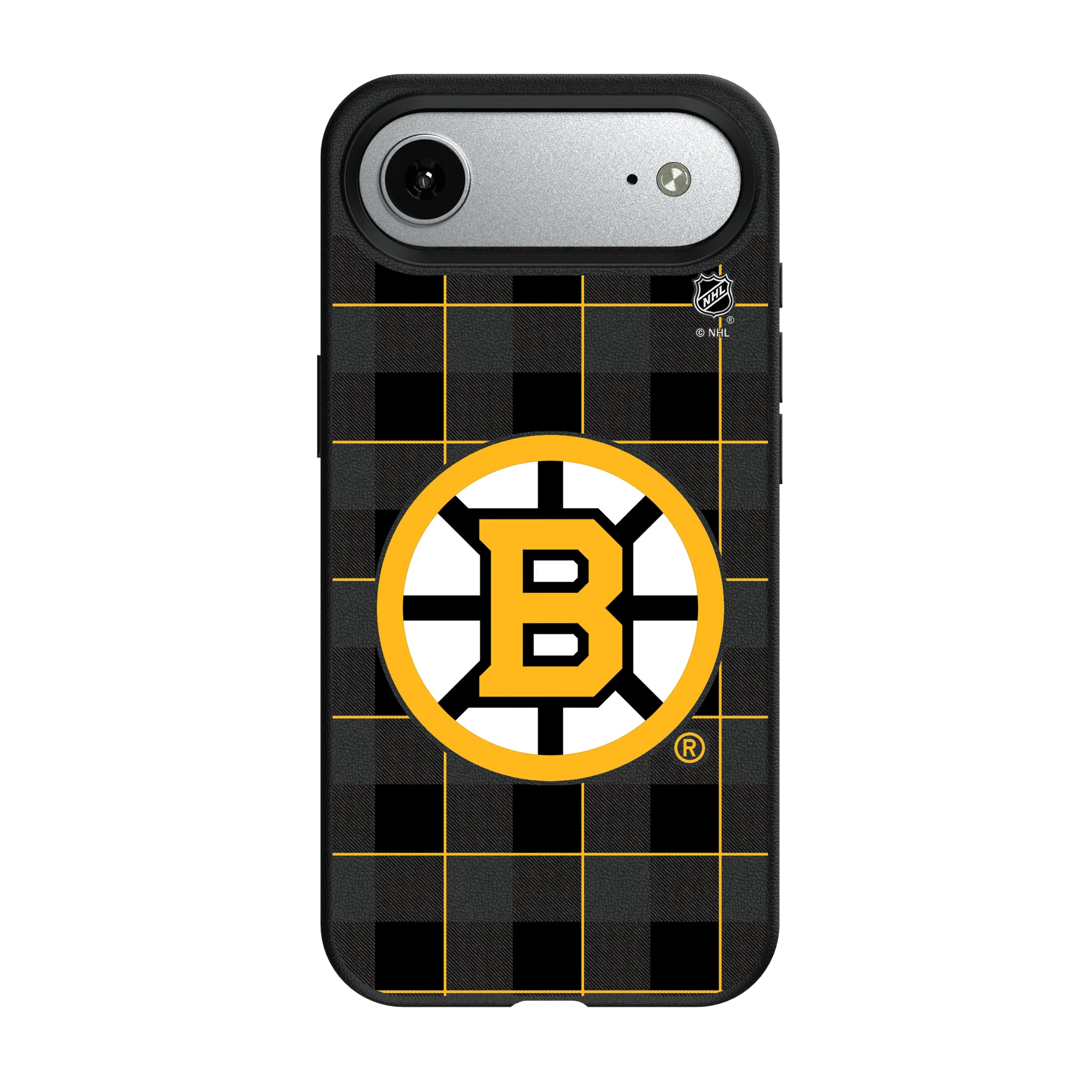 Boston Bruins Plaid iPhone MagSafe Compatible Phone Case for Apple iPhone#Device_iPhone Air