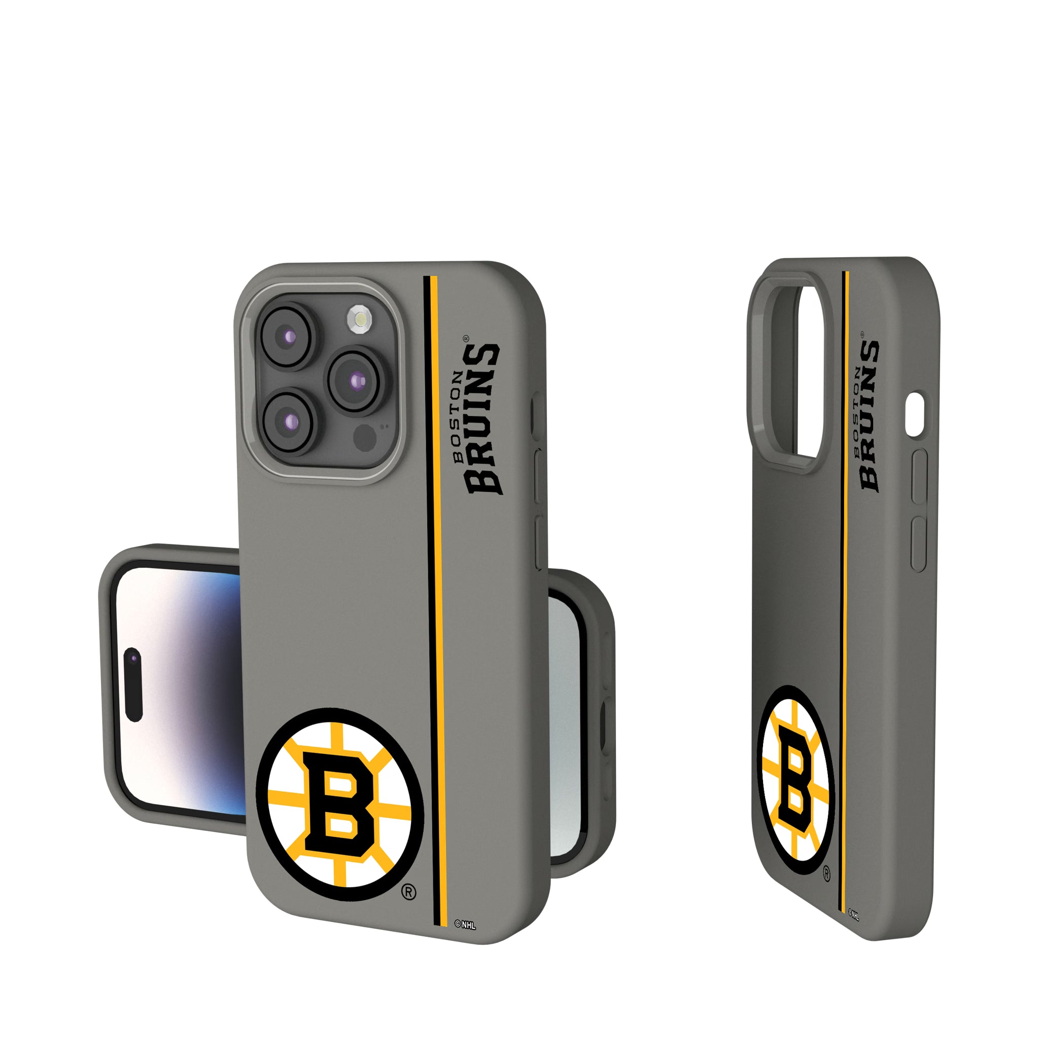 Boston Bruins Sidebar iPhone Soft Touch Phone Case for Apple iPhone