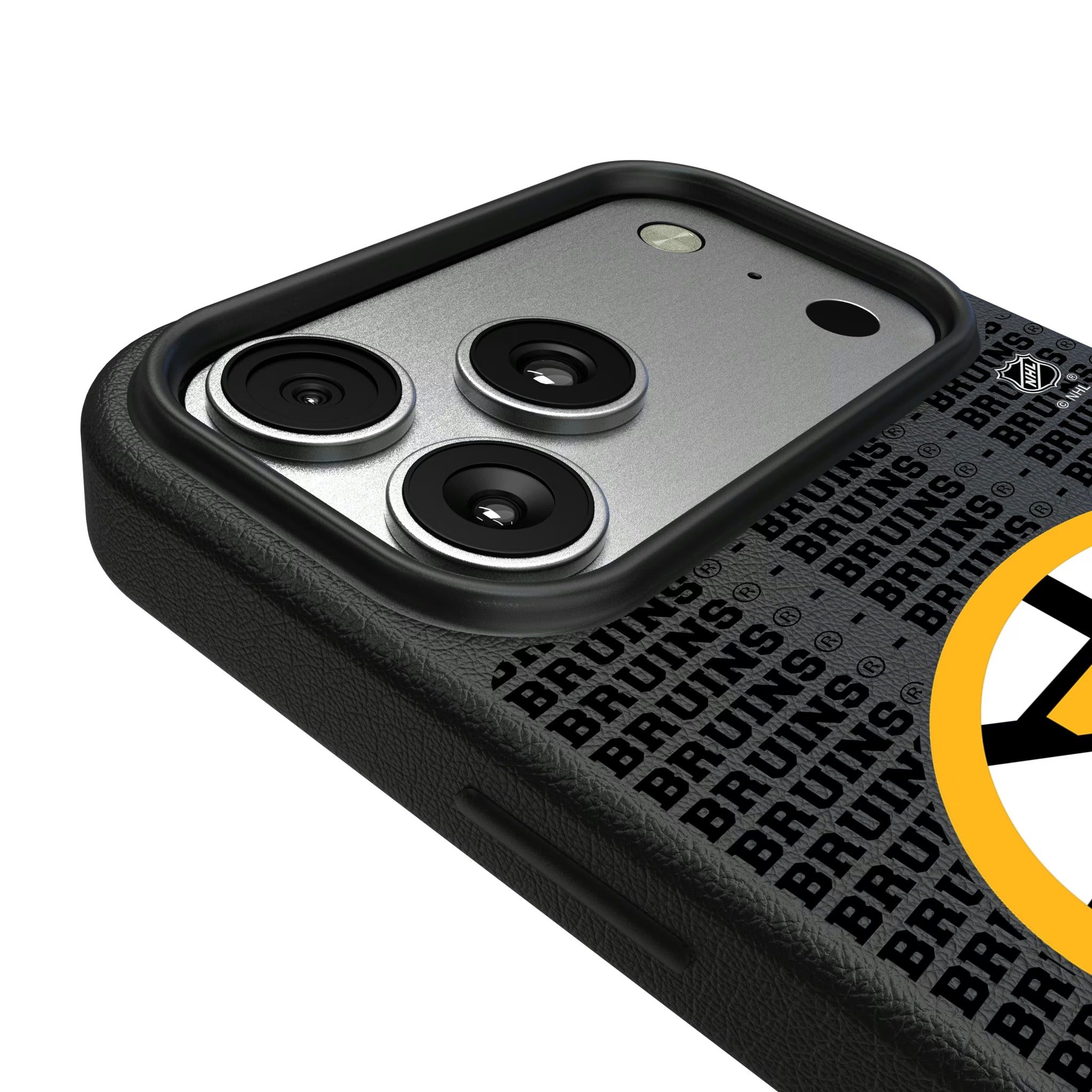 Boston Bruins Text Backdrop iPhone MagSafe Compatible Phone Case for Apple iPhone - Detail#Device_iPhone 17 Pro Max