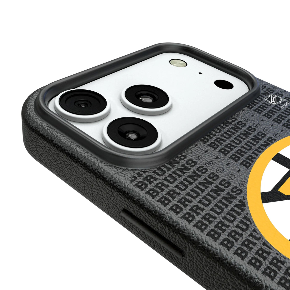 Boston Bruins Text Backdrop iPhone MagSafe Compatible Phone Case for Apple iPhone - Detail#Device_iPhone 18 Pro Max