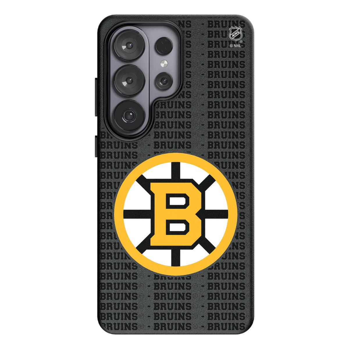 Boston Bruins Text Backdrop Galaxy MagSafe Compatible Phone Case for Samsung Galaxy#Device_Galaxy S26 Ultra