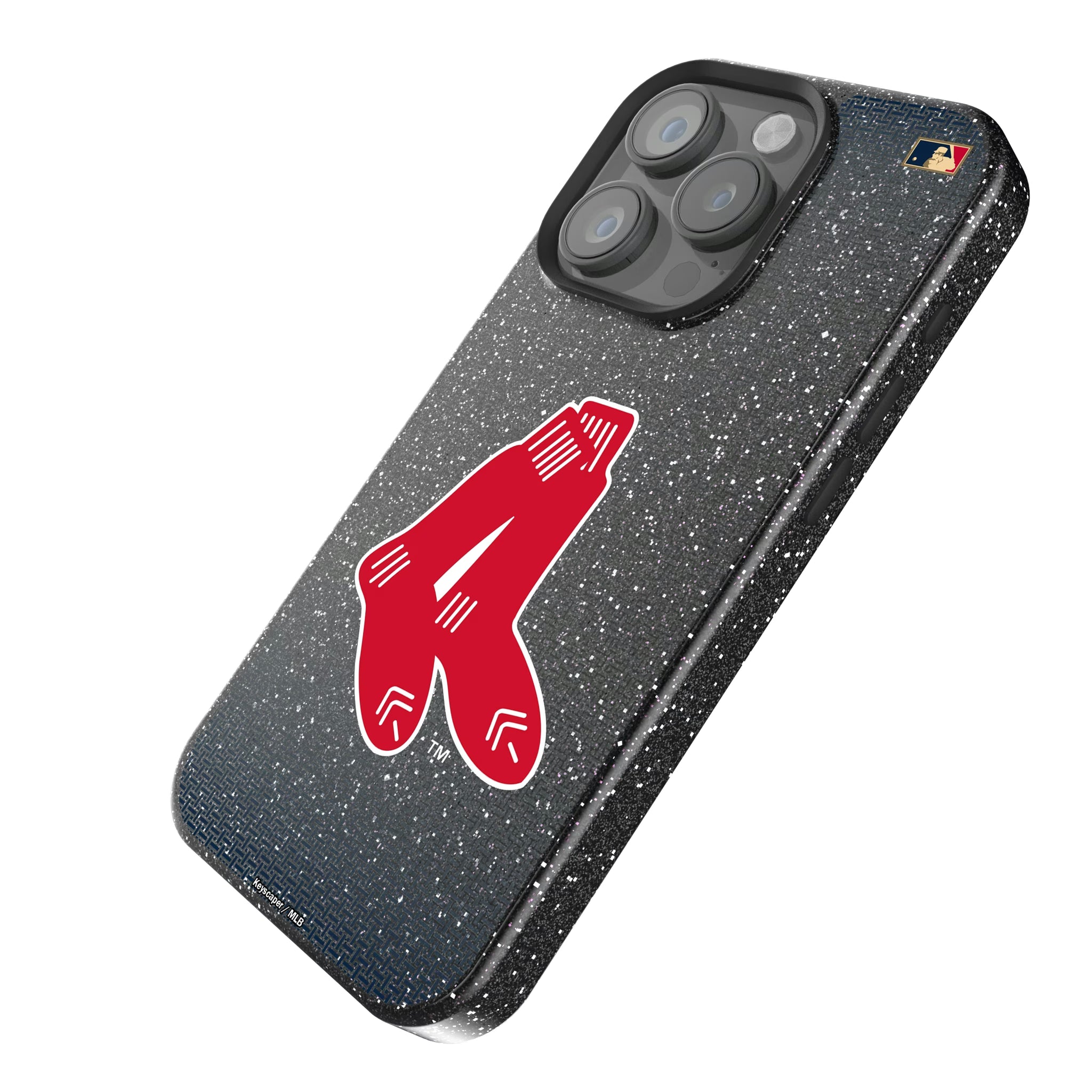 Boston Red Sox 1924-1960 - Cooperstown Collection Linen iPhone Bling Phone Case for Apple iPhone - Isometric View