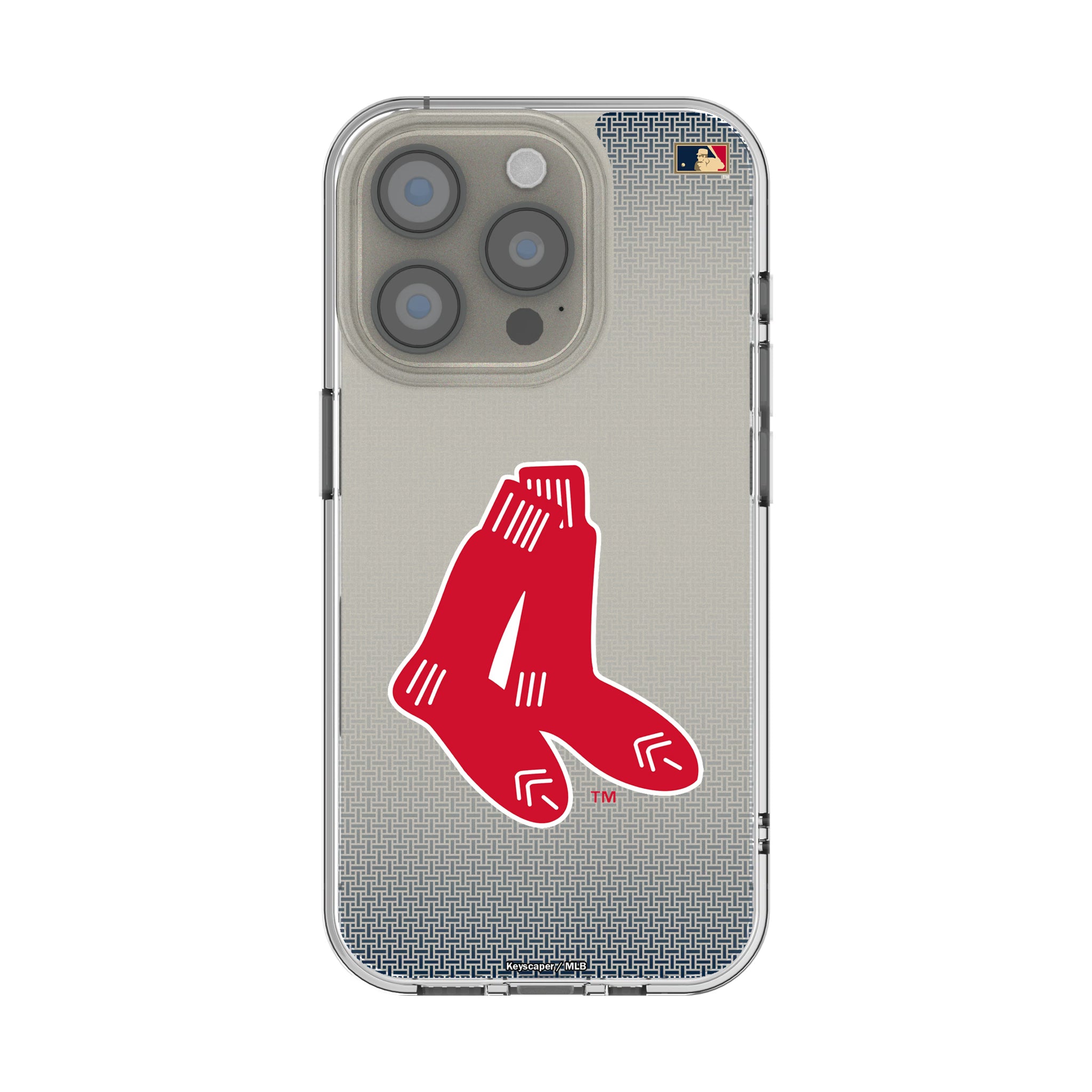 Boston Red Sox 1924-1960 - Cooperstown Collection Linen iPhone Clear Phone Case for Apple iPhone