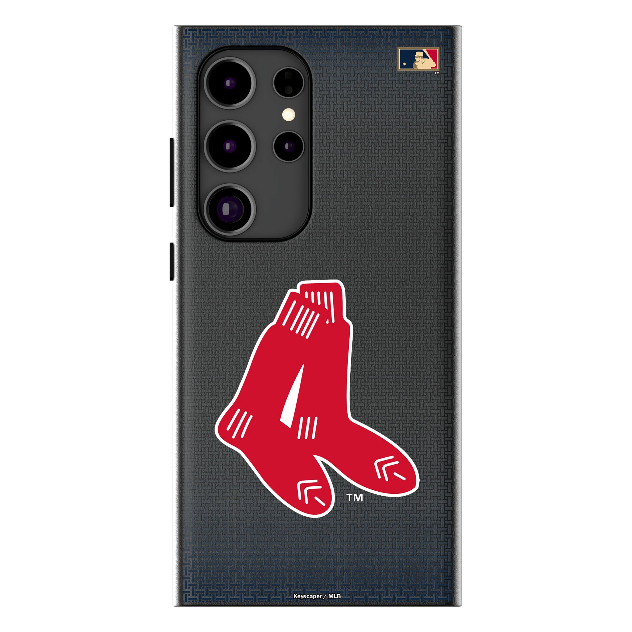 Boston Red Sox 1924-1960 - Cooperstown Collection Linen Galaxy MagSafe Compatible Phone Case for Samsung Galaxy