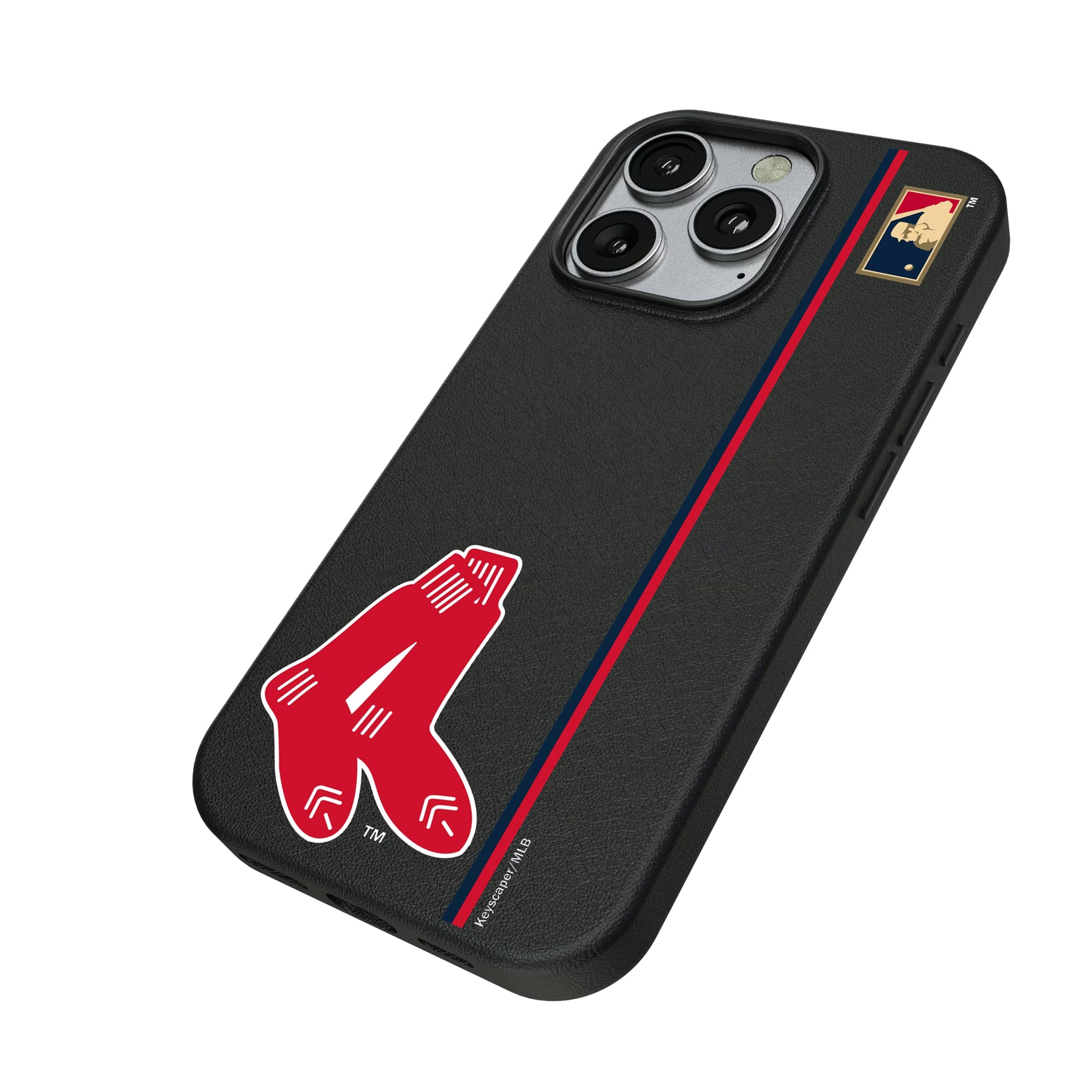 Boston Red Sox 1924-1960 - Cooperstown Collection Sidebar iPhone MagSafe Compatible Phone Case for Apple iPhone - Isometric View