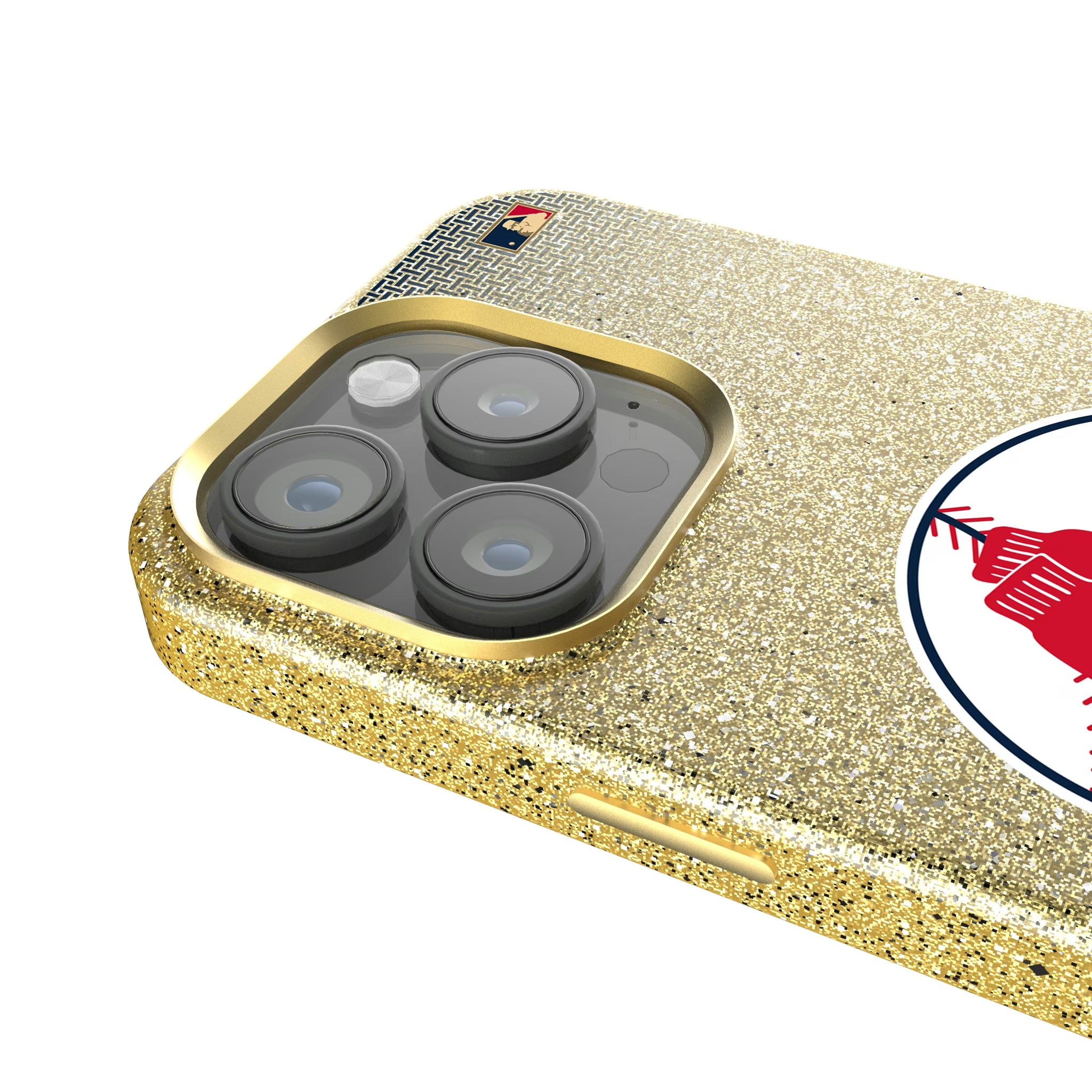 Boston Red Sox 1970-1975 - Cooperstown Collection Linen iPhone Bling Phone Case for Apple iPhone - Detail
