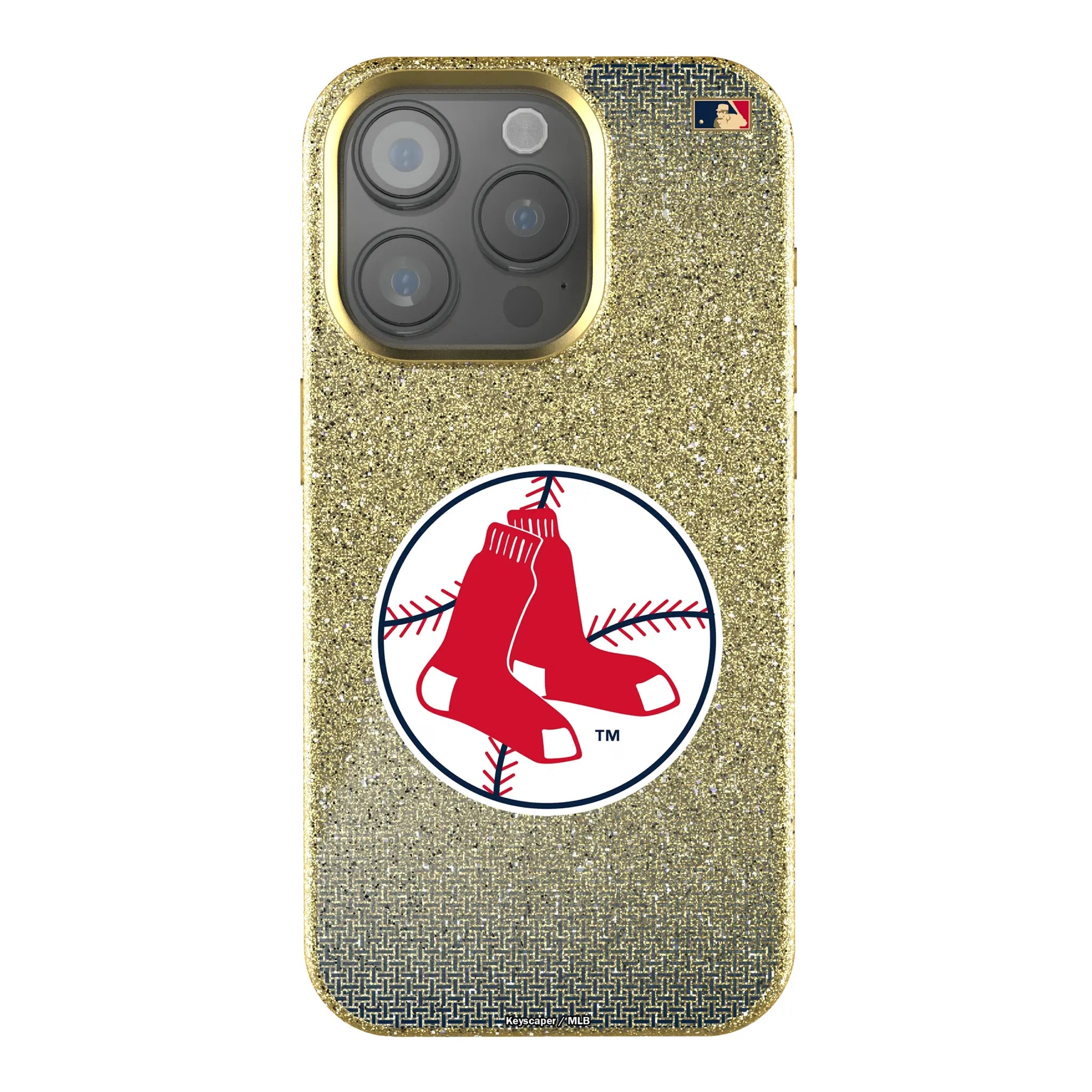 Boston Red Sox 1970-1975 - Cooperstown Collection Linen iPhone Bling Phone Case for Apple iPhone