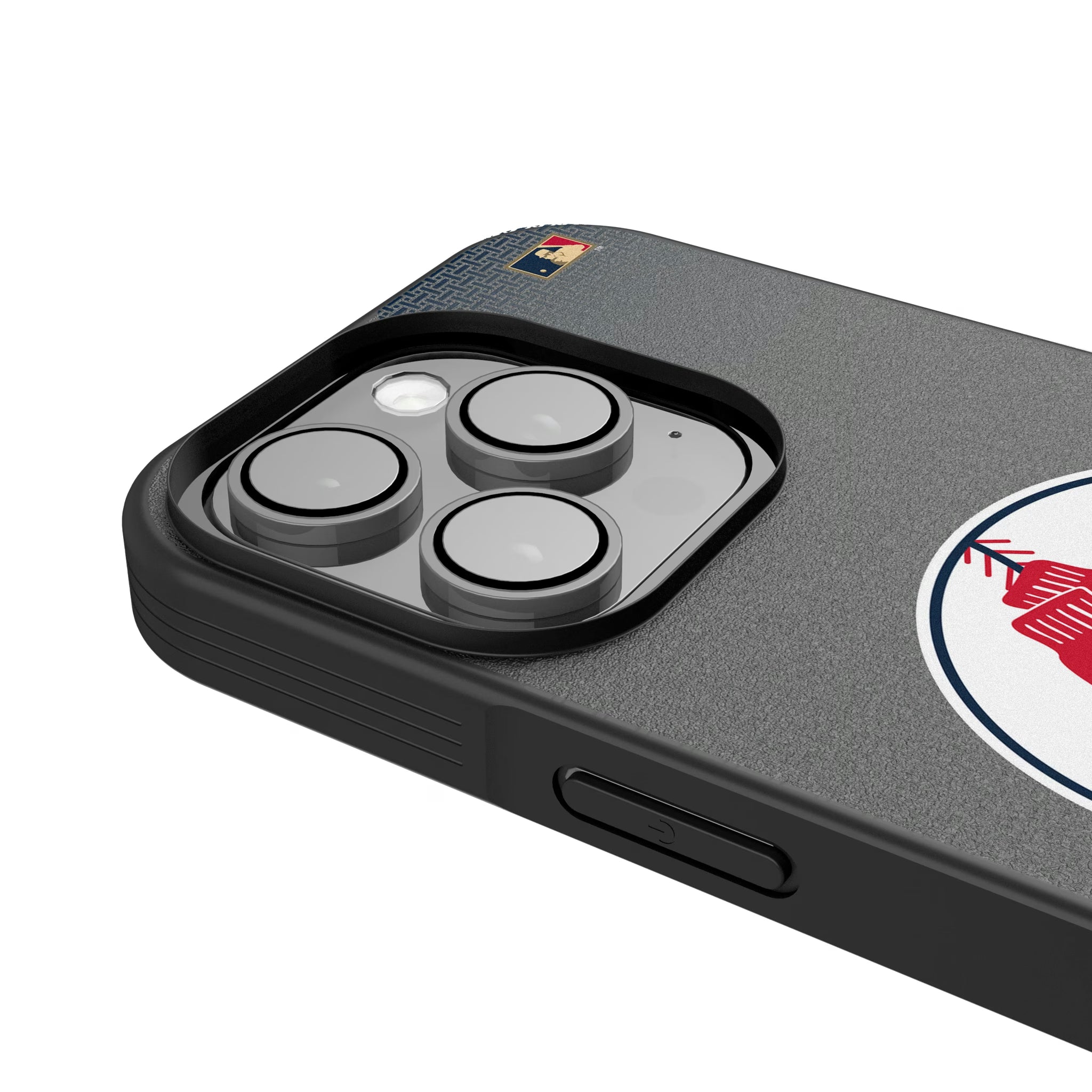 Boston Red Sox 1970-1975 - Cooperstown Collection Linen iPhone Bump Phone Case for Apple iPhone - Detail