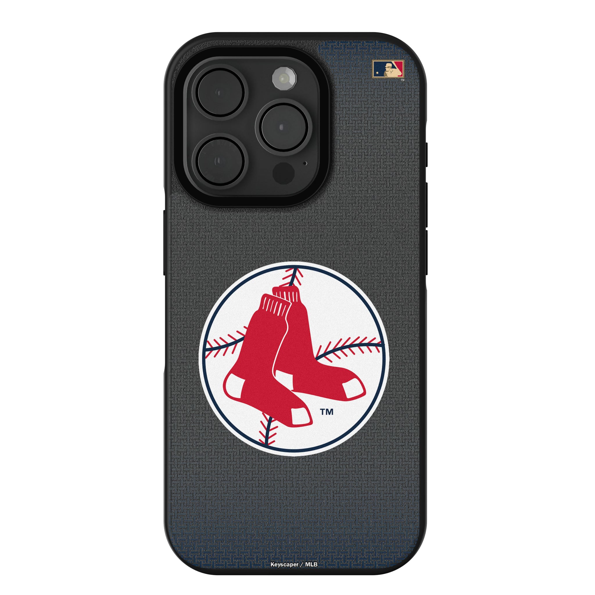 Boston Red Sox 1970-1975 - Cooperstown Collection Linen iPhone Bump Phone Case for Apple iPhone