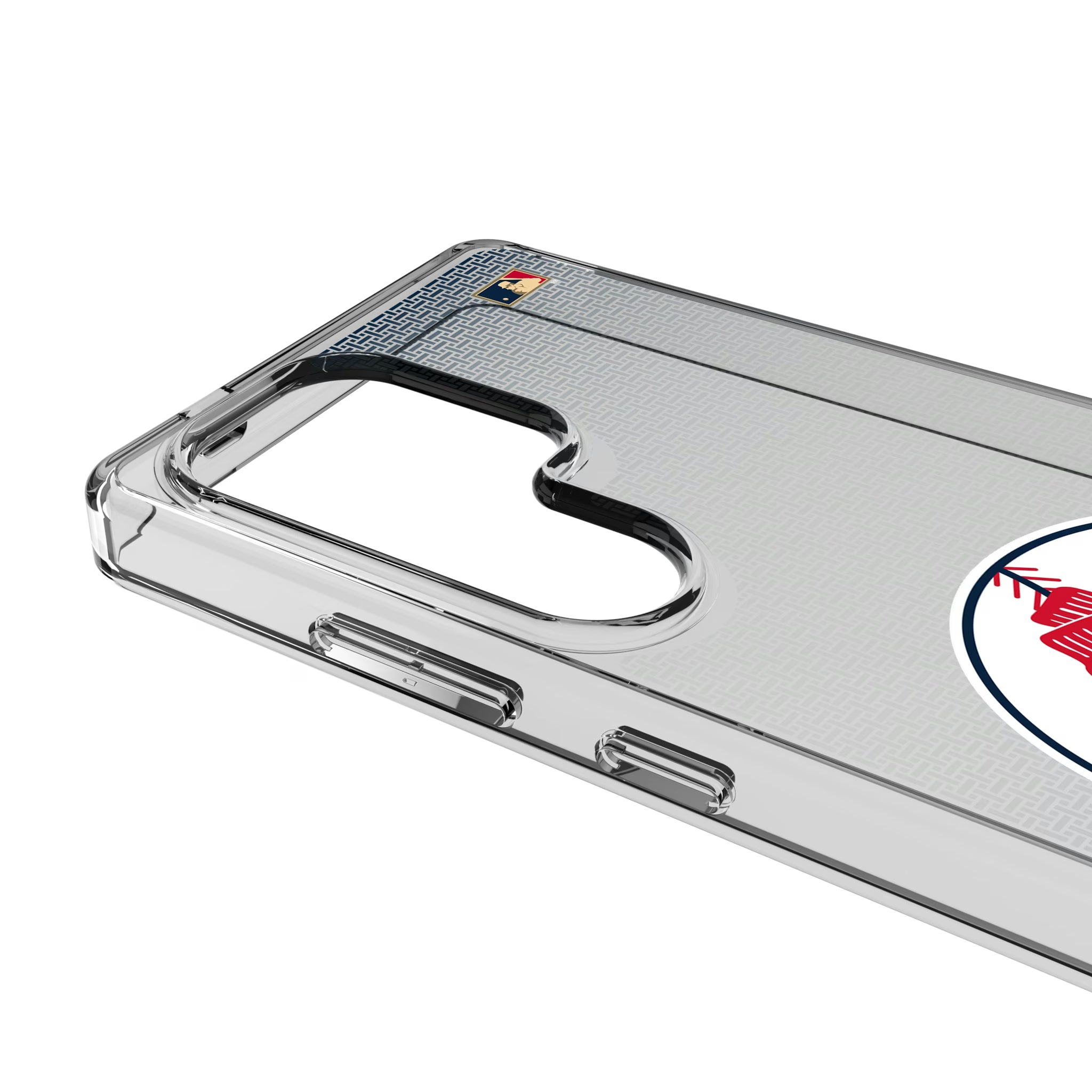 Boston Red Sox 1970-1975 - Cooperstown Collection Linen Galaxy Clear Phone Case for Samsung Galaxy - Detail