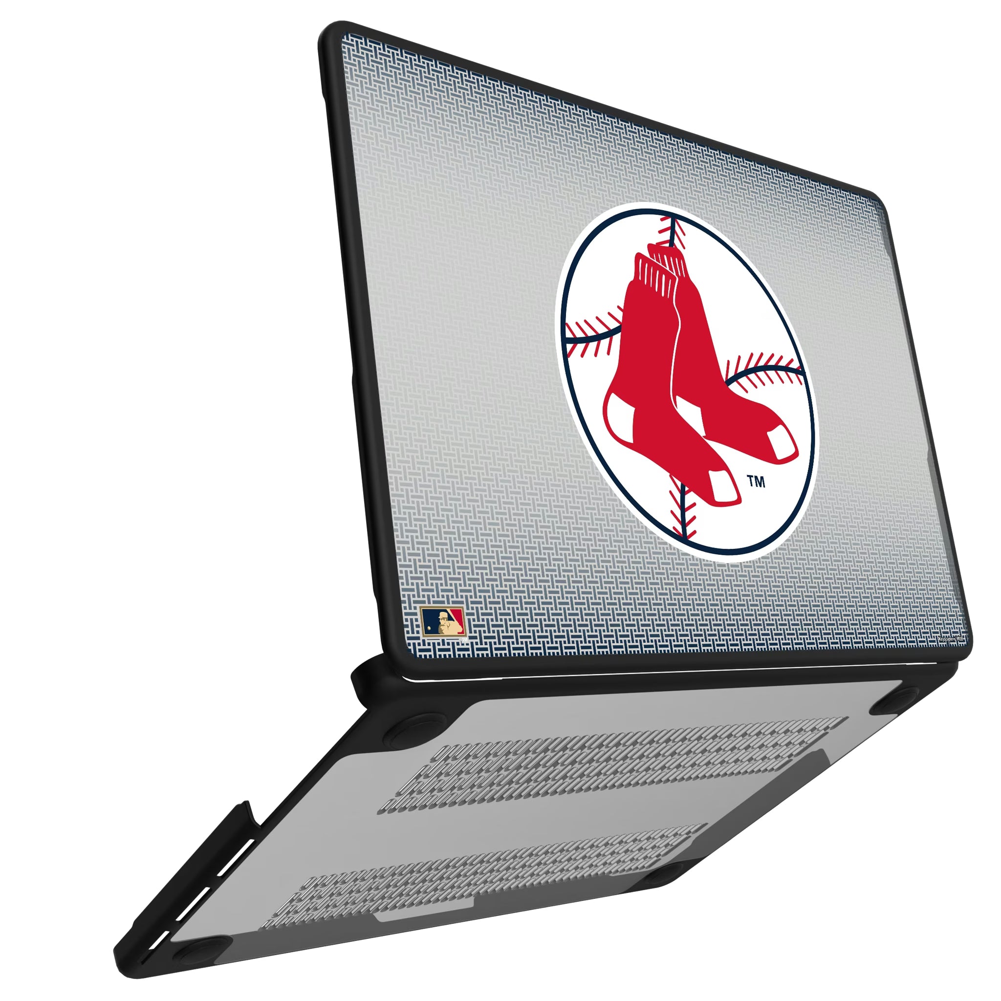 Boston Red Sox 1970-1975 - Cooperstown Collection Linen MacBook Laptop Case for Apple MacBook#Device_MacBook Pro (14-inch, 2021) / MacBook Pro (14-inch, 2023) / MacBook Pro (14-inch, 2024)