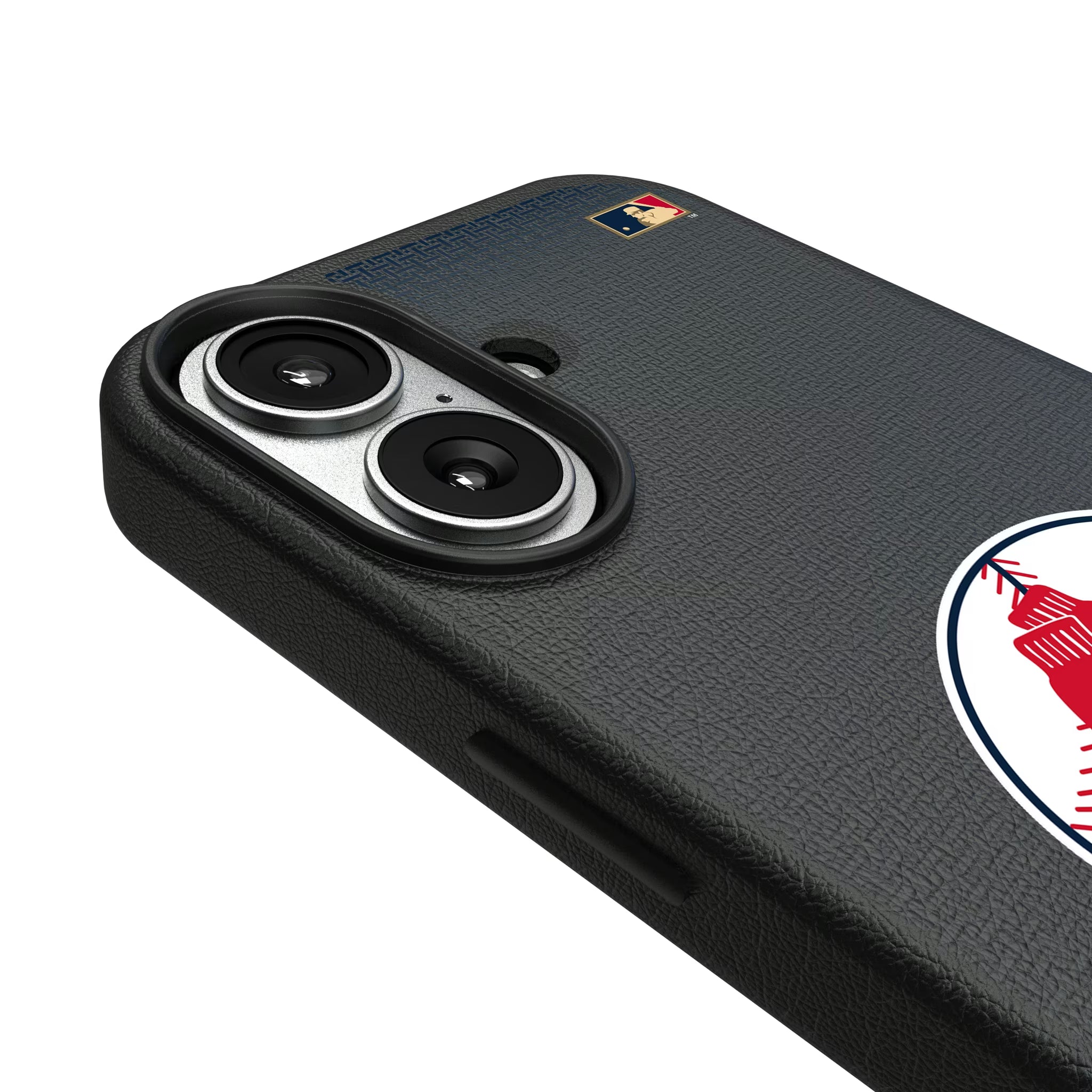 Boston Red Sox 1970-1975 - Cooperstown Collection Linen iPhone MagSafe Compatible Phone Case for Apple iPhone - Detail#Device_iPhone 17