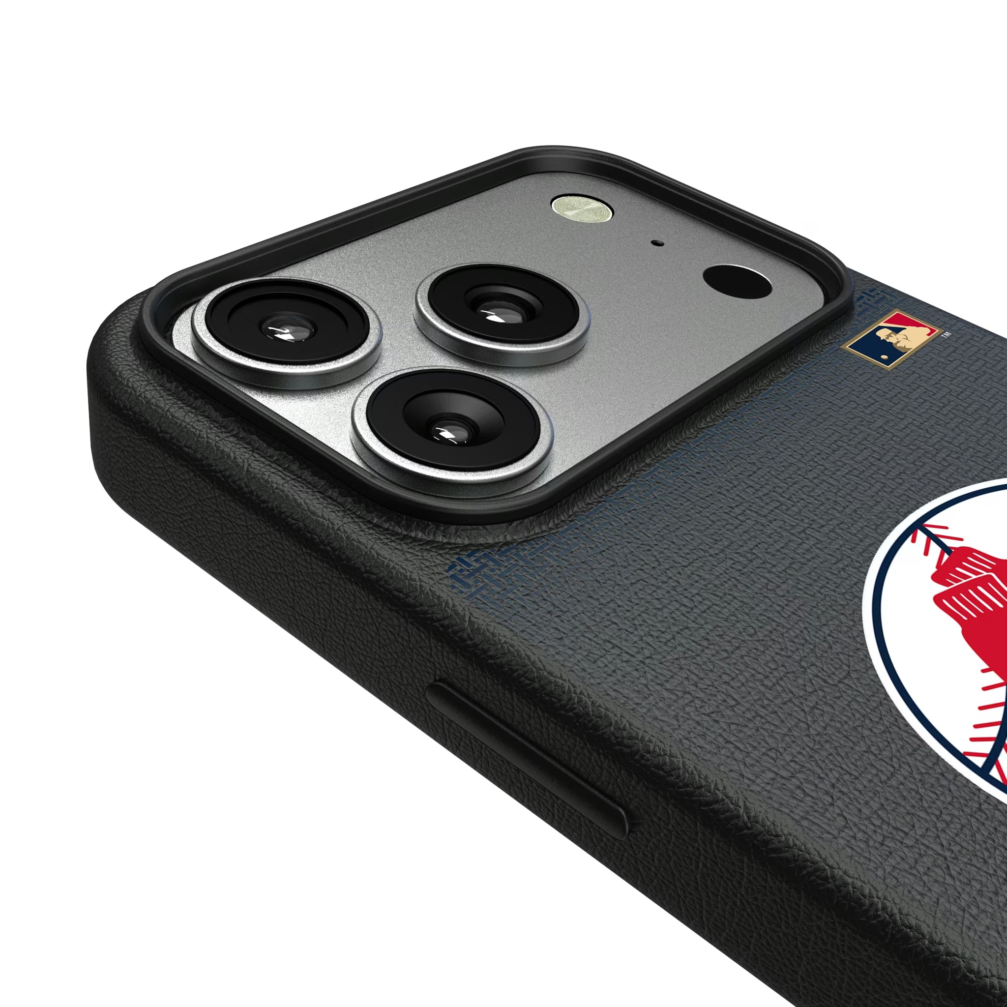 Boston Red Sox 1970-1975 - Cooperstown Collection Linen iPhone MagSafe Compatible Phone Case for Apple iPhone - Detail#Device_iPhone 17 Pro