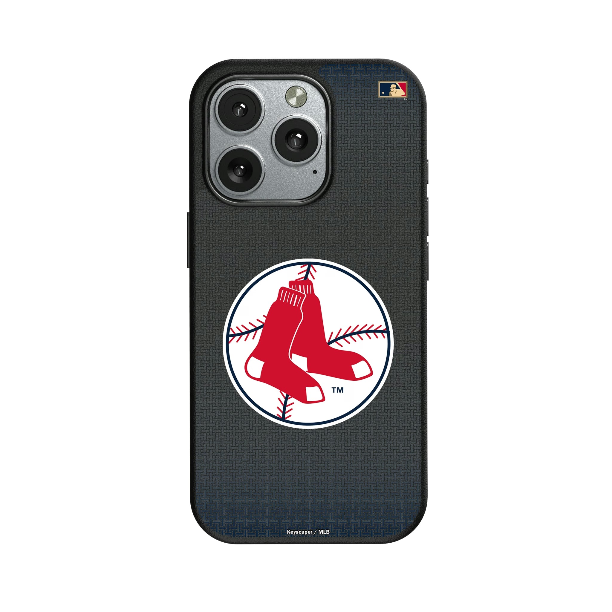 Boston Red Sox 1970-1975 - Cooperstown Collection Linen iPhone MagSafe Compatible Phone Case for Apple iPhone
