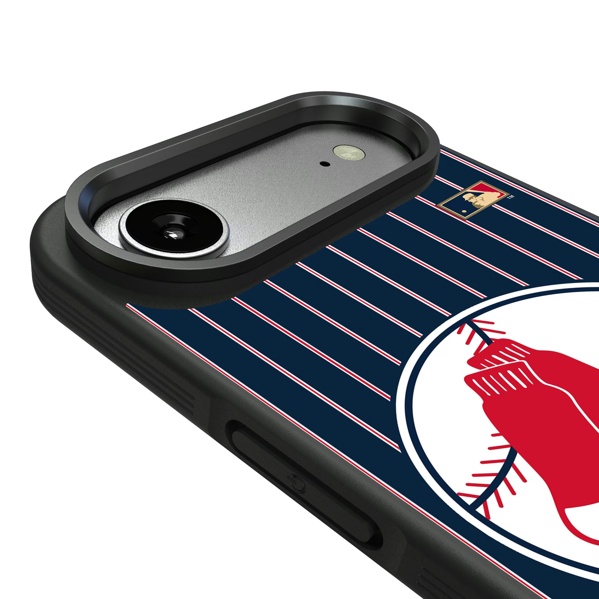 Boston Red Sox 1970-1975 - Cooperstown Collection Pinstripe iPhone Bump Phone Case for Apple iPhone - Detail#Device_iPhone Air