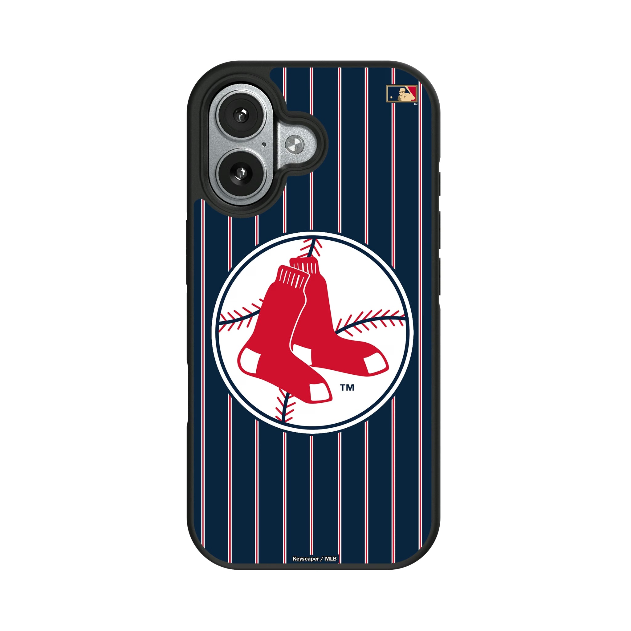 Boston Red Sox 1970-1975 - Cooperstown Collection Pinstripe iPhone Bump Phone Case for Apple iPhone#Device_iPhone 17