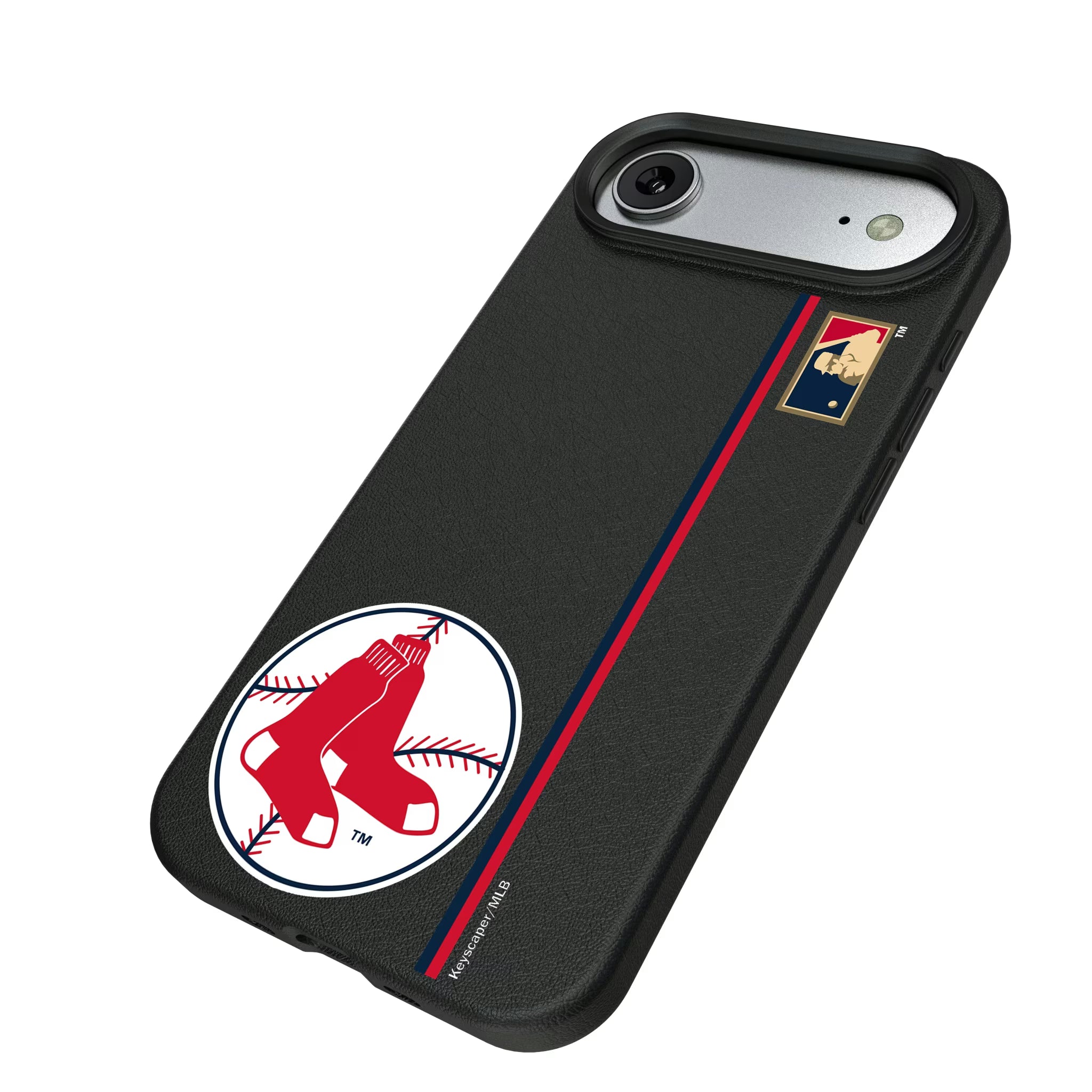Boston Red Sox 1970-1975 - Cooperstown Collection Sidebar iPhone MagSafe Compatible Phone Case for Apple iPhone - Isometric View#Device_iPhone Air