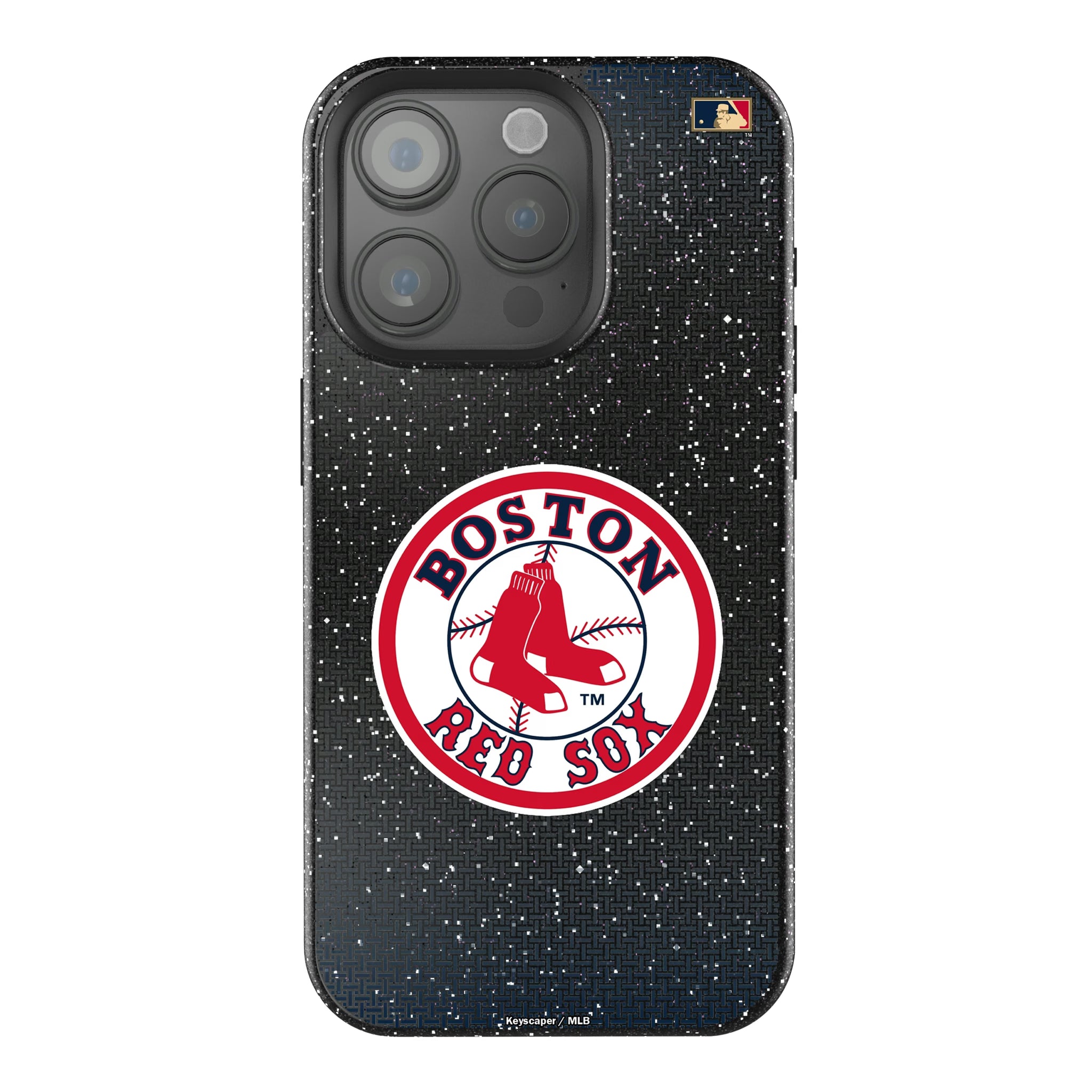 Boston Red Sox 1976-2008 - Cooperstown Collection Linen iPhone Bling Phone Case for Apple iPhone