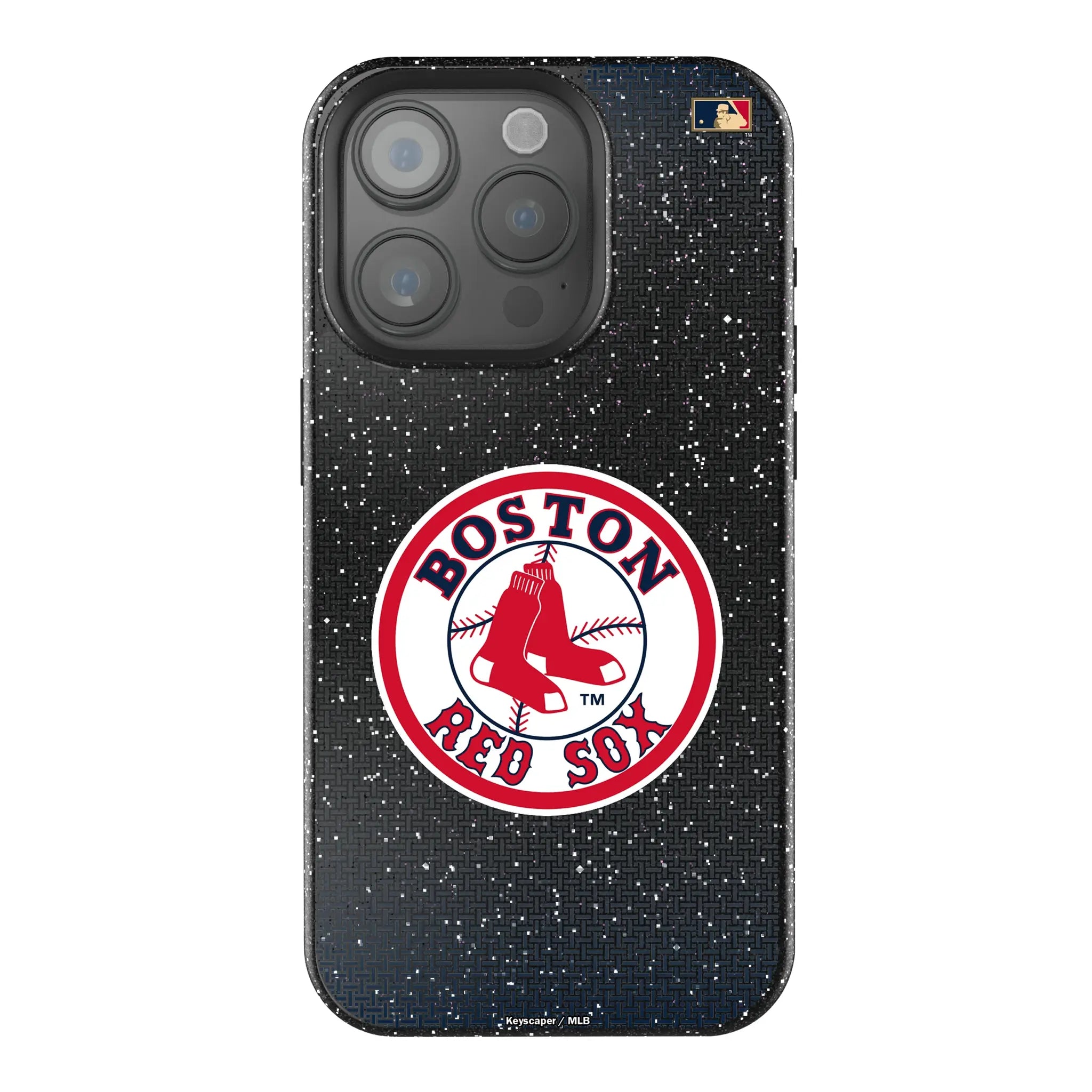 Boston Red Sox 1976-2008 - Cooperstown Collection Linen iPhone Bling Phone Case for Apple iPhone
