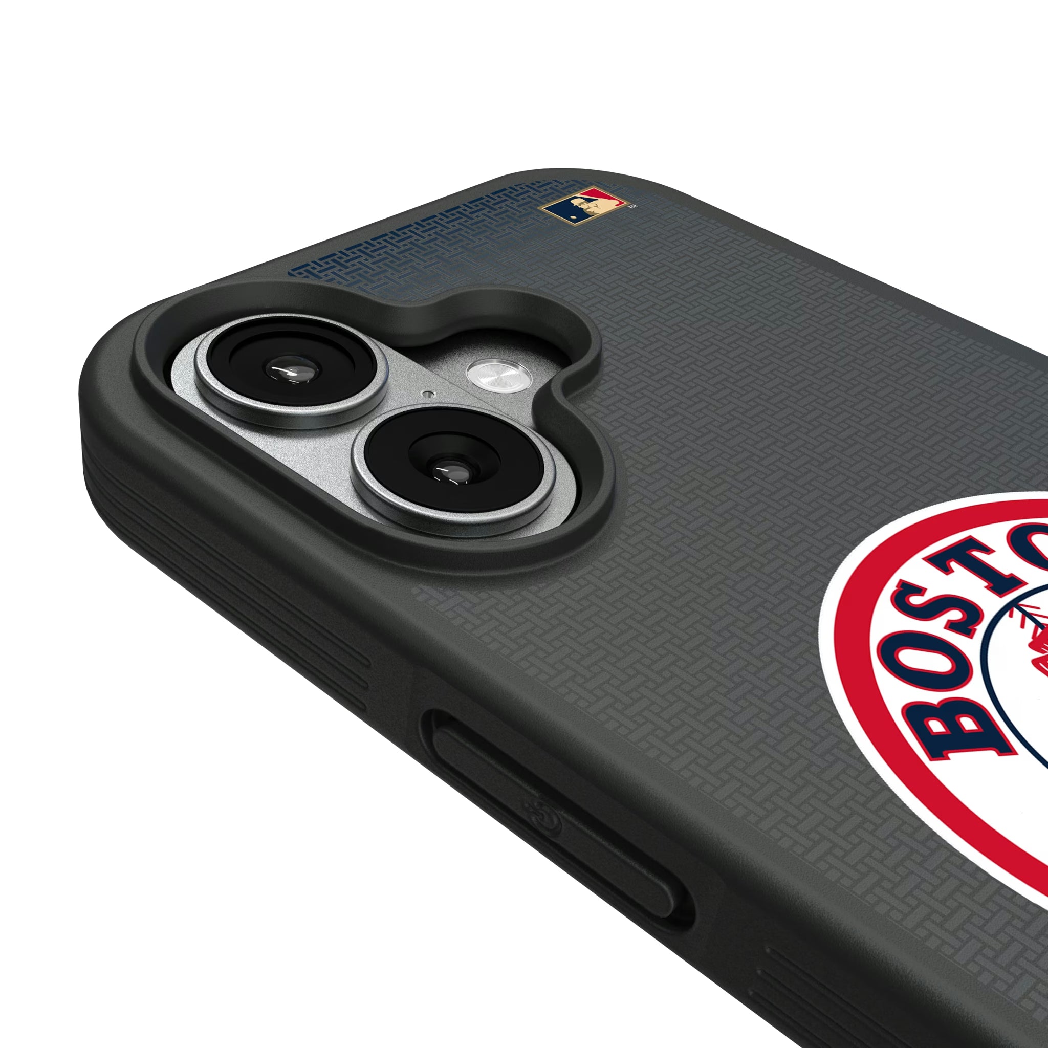 Boston Red Sox 1976-2008 - Cooperstown Collection Linen iPhone Bump Phone Case for Apple iPhone - Detail#Device_iPhone 17
