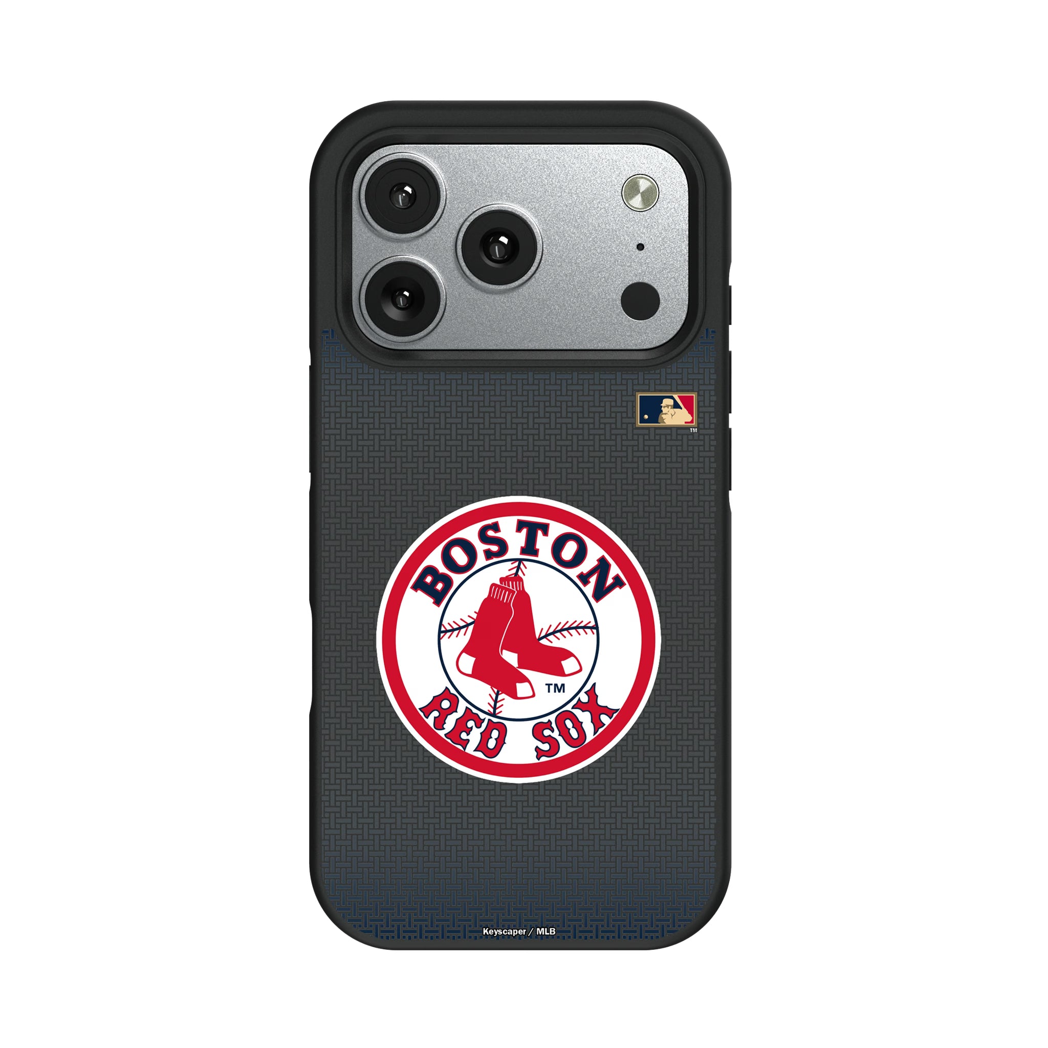 Boston Red Sox 1976-2008 - Cooperstown Collection Linen iPhone Bump Phone Case for Apple iPhone#Device_iPhone 17 Pro