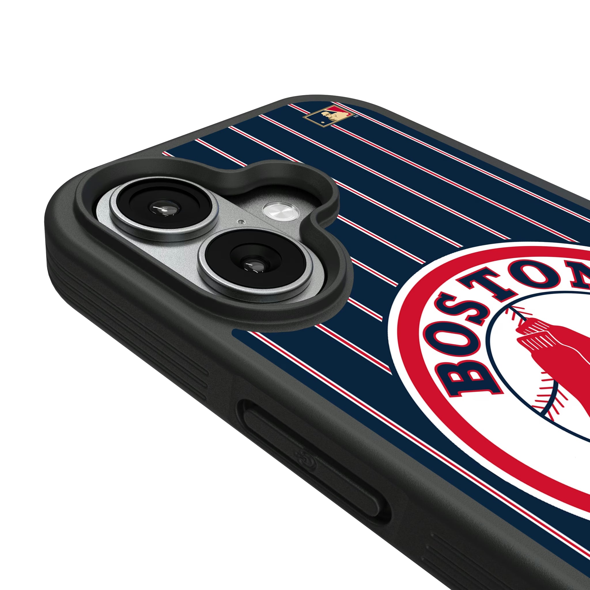 Boston Red Sox 1976-2008 - Cooperstown Collection Pinstripe iPhone Bump Phone Case for Apple iPhone - Detail#Device_iPhone 17