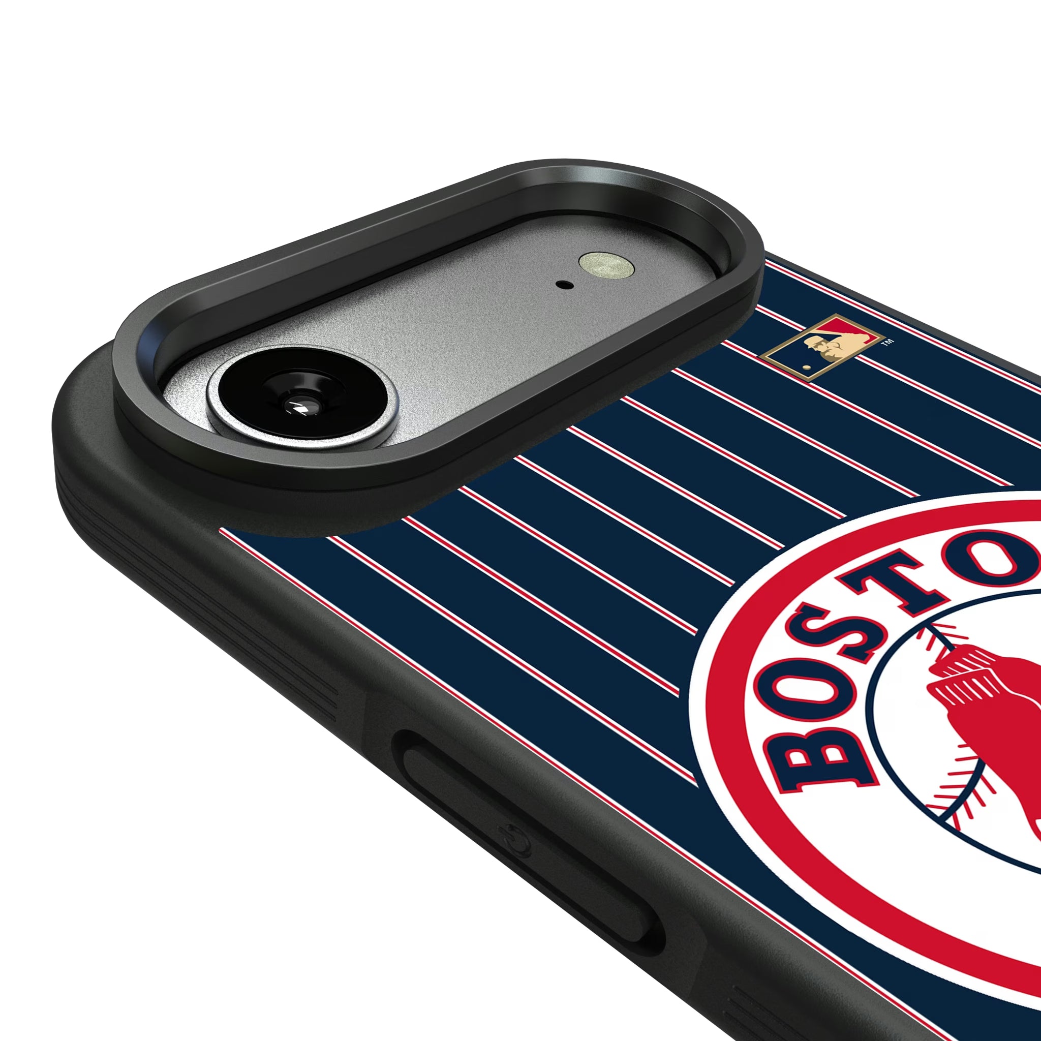 Boston Red Sox 1976-2008 - Cooperstown Collection Pinstripe iPhone Bump Phone Case for Apple iPhone - Detail#Device_iPhone Air