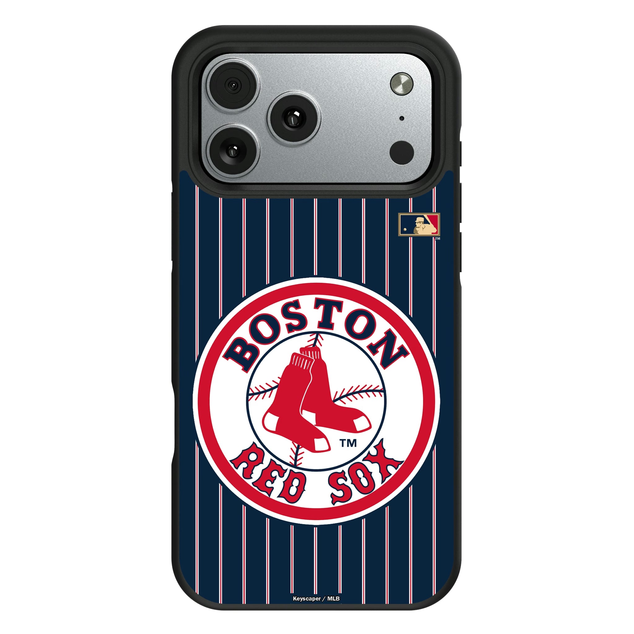 Boston Red Sox 1976-2008 - Cooperstown Collection Pinstripe iPhone Bump Phone Case for Apple iPhone#Device_iPhone 17 Pro Max