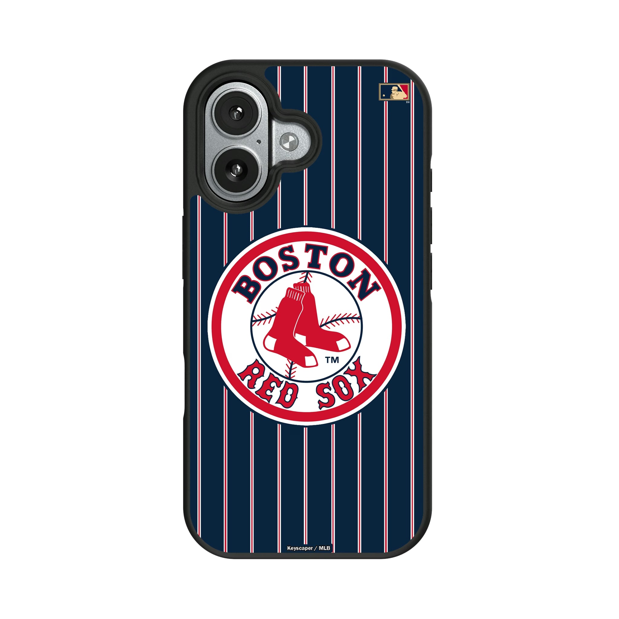 Boston Red Sox 1976-2008 - Cooperstown Collection Pinstripe iPhone Bump Phone Case for Apple iPhone#Device_iPhone 17