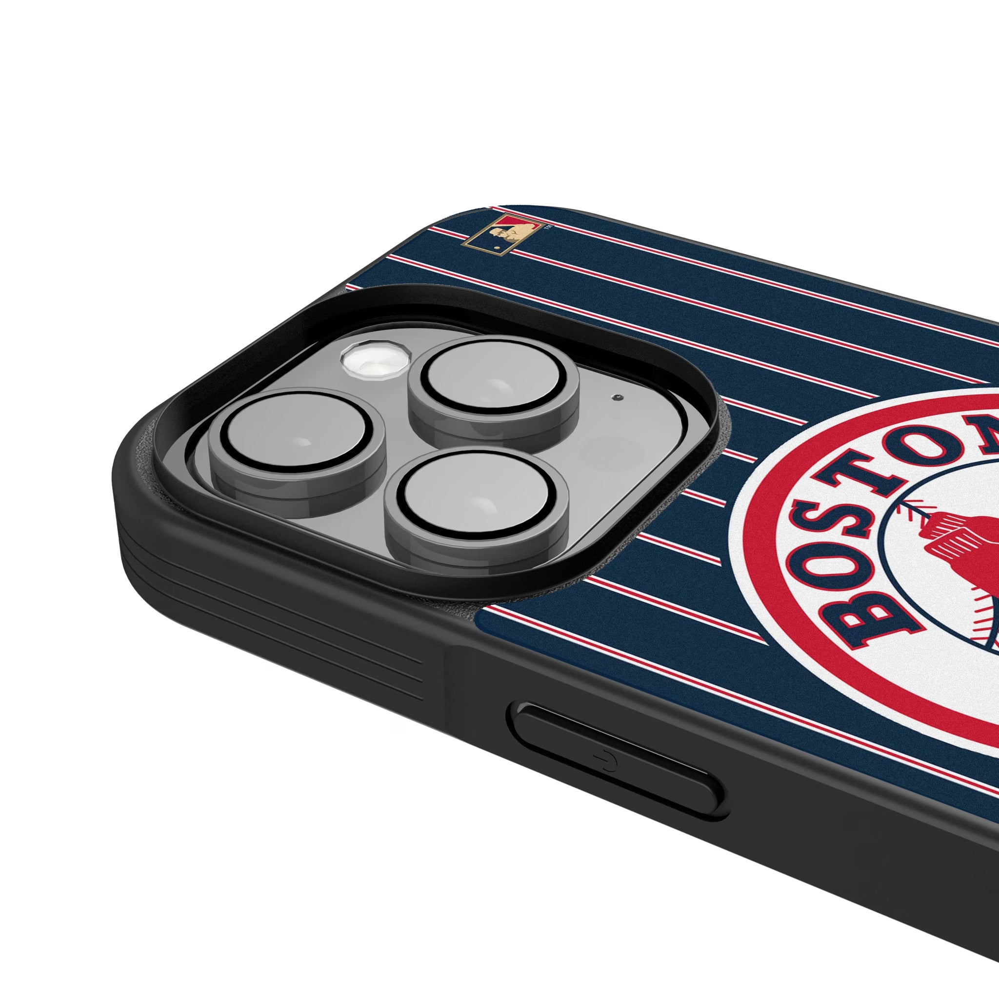 Boston Red Sox 1976-2008 - Cooperstown Collection Pinstripe iPhone Bump Phone Case for Apple iPhone - Detail