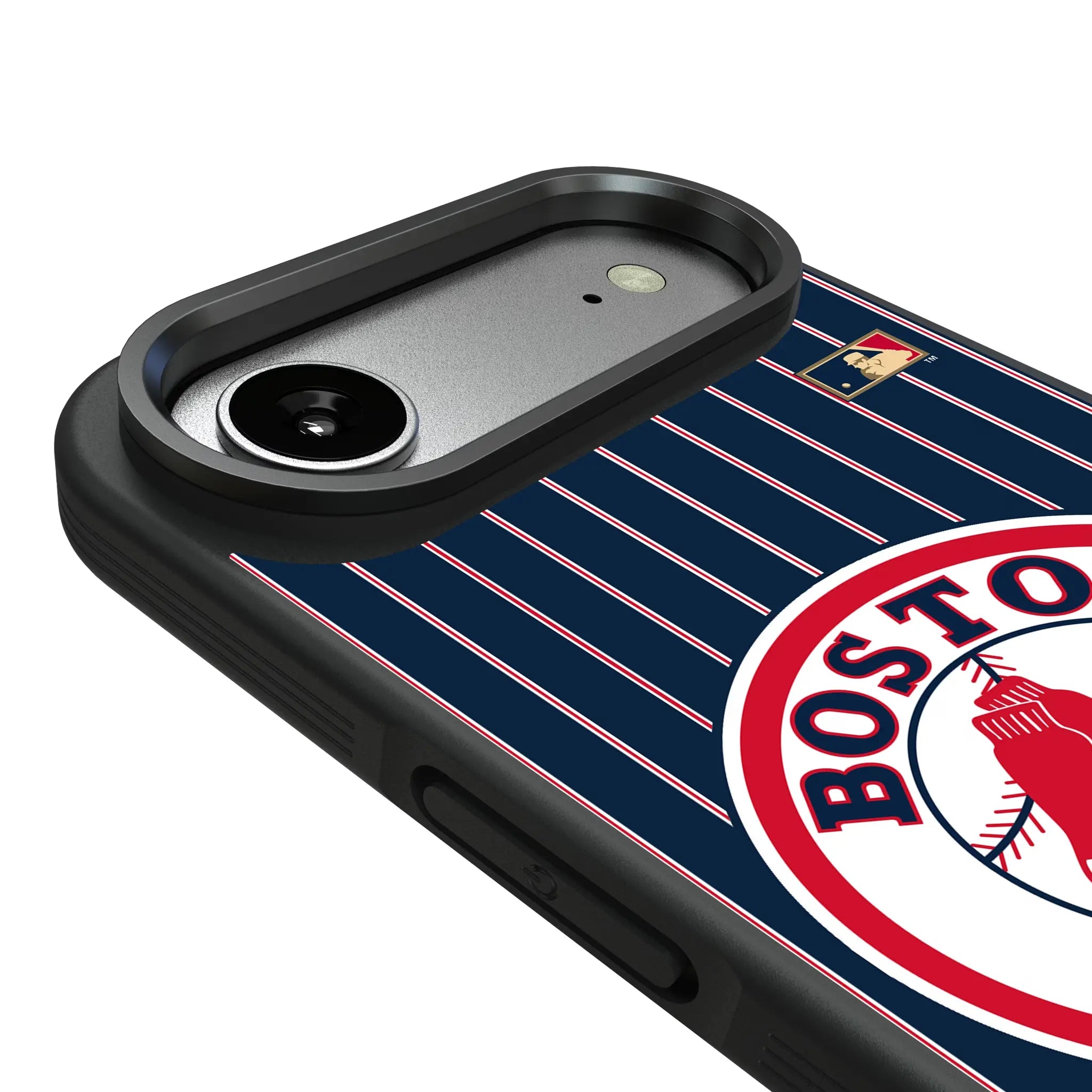 Boston Red Sox 1976-2008 - Cooperstown Collection Pinstripe iPhone Bump Phone Case for Apple iPhone - Detail#Device_iPhone Air