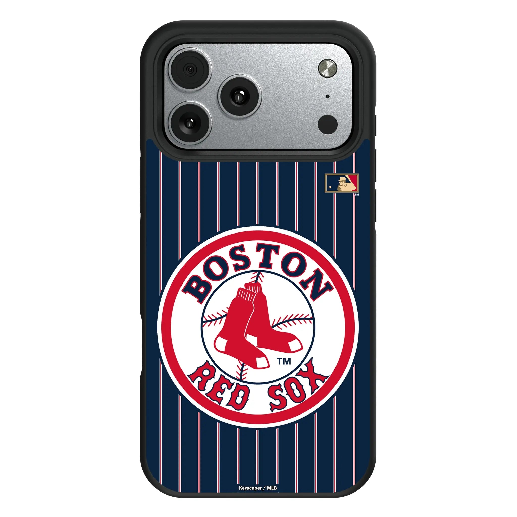 Boston Red Sox 1976-2008 - Cooperstown Collection Pinstripe iPhone Bump Phone Case for Apple iPhone#Device_iPhone 17 Pro Max