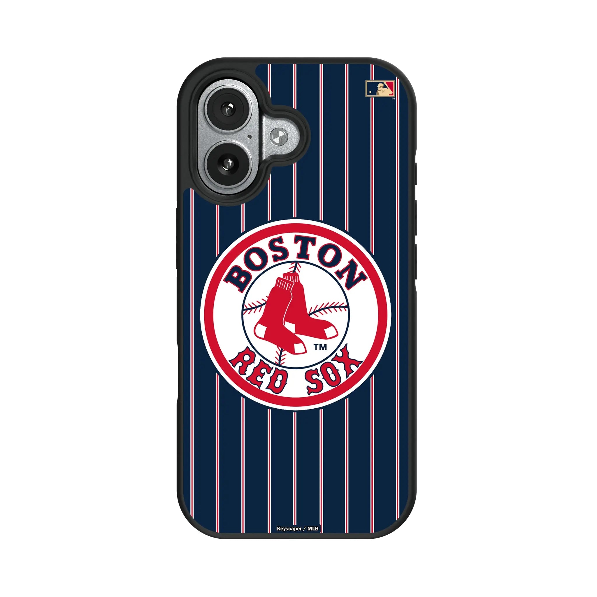 Boston Red Sox 1976-2008 - Cooperstown Collection Pinstripe iPhone Bump Phone Case for Apple iPhone#Device_iPhone 17