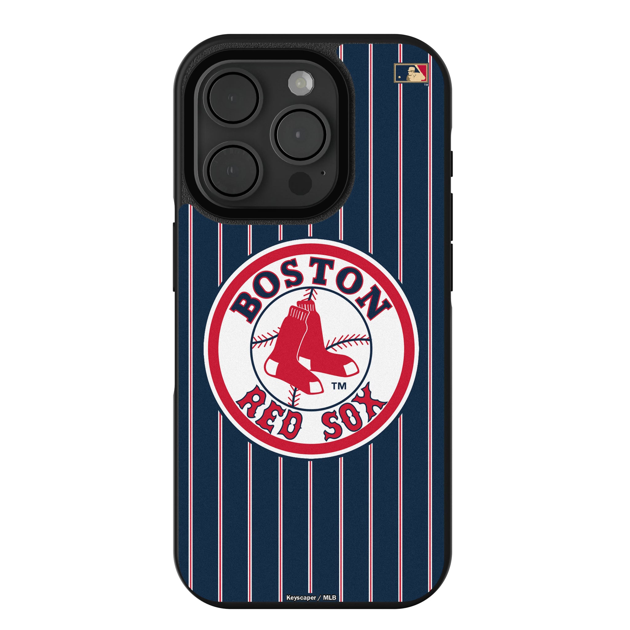 Boston Red Sox 1976-2008 - Cooperstown Collection Pinstripe iPhone Bump Phone Case for Apple iPhone