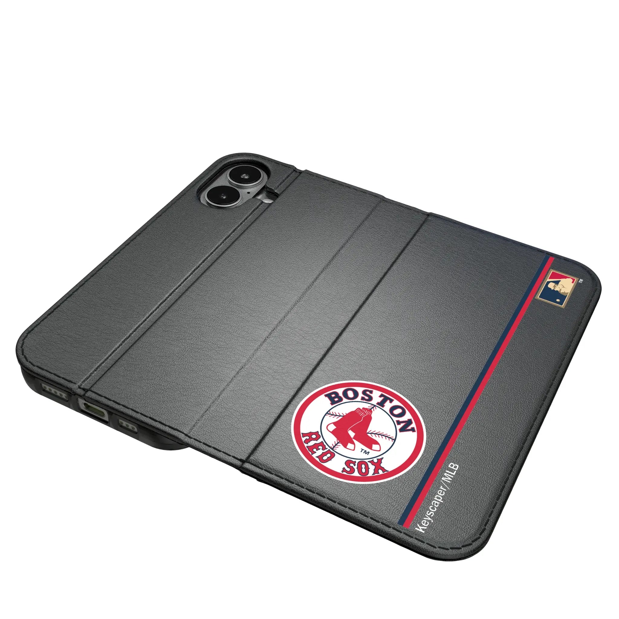 Boston Red Sox 1976-2008 - Cooperstown Collection Sidebar iPhone Folio Phone Case for Apple iPhone#Device_iPhone 17