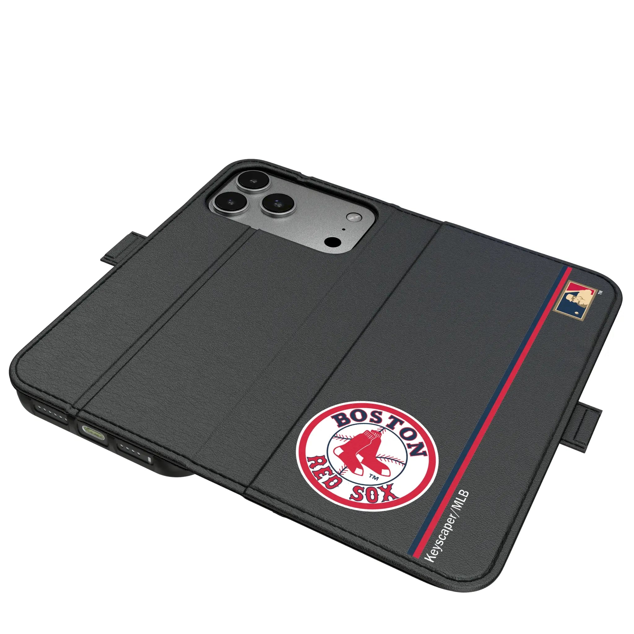 Boston Red Sox 1976-2008 - Cooperstown Collection Sidebar iPhone Folio Phone Case for Apple iPhone#Device_iPhone 17 Pro Max