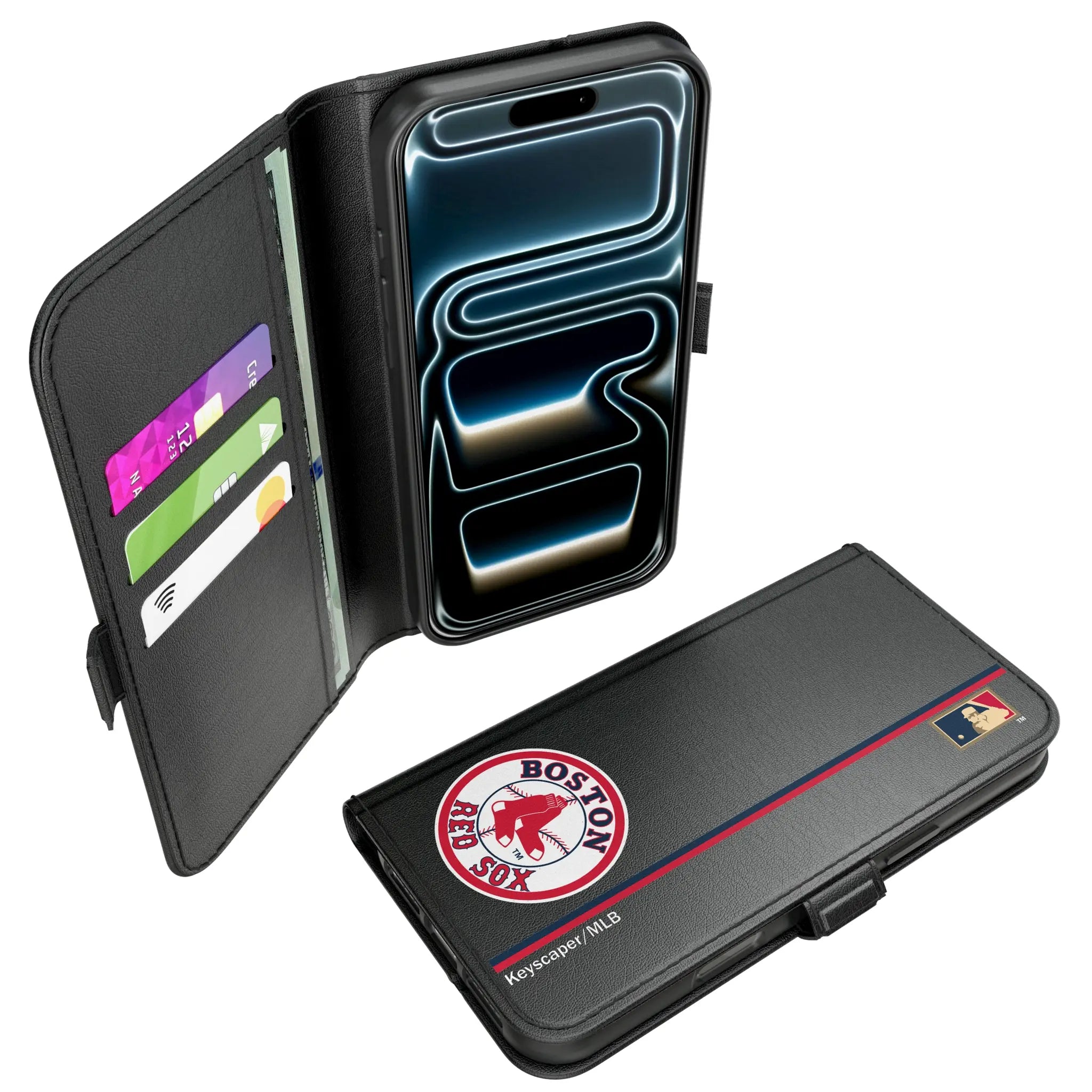 Boston Red Sox 1976-2008 - Cooperstown Collection Sidebar iPhone Folio Phone Case for Apple iPhone#Device_iPhone 17 Pro Max