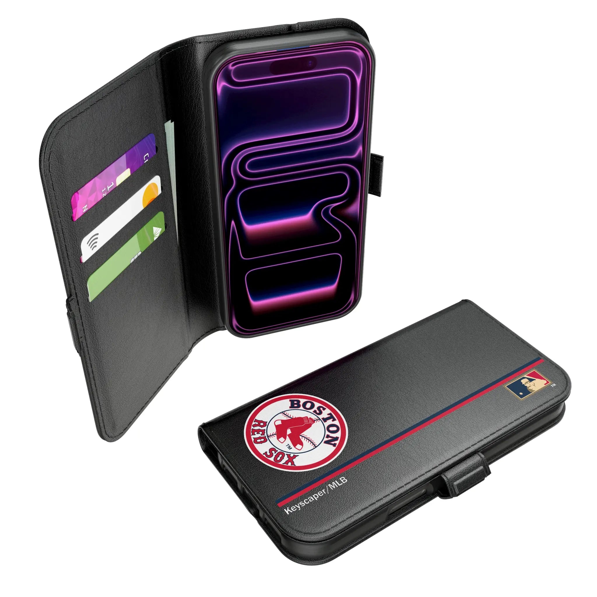 Boston Red Sox 1976-2008 - Cooperstown Collection Sidebar iPhone Folio Phone Case for Apple iPhone#Device_iPhone 17 Pro