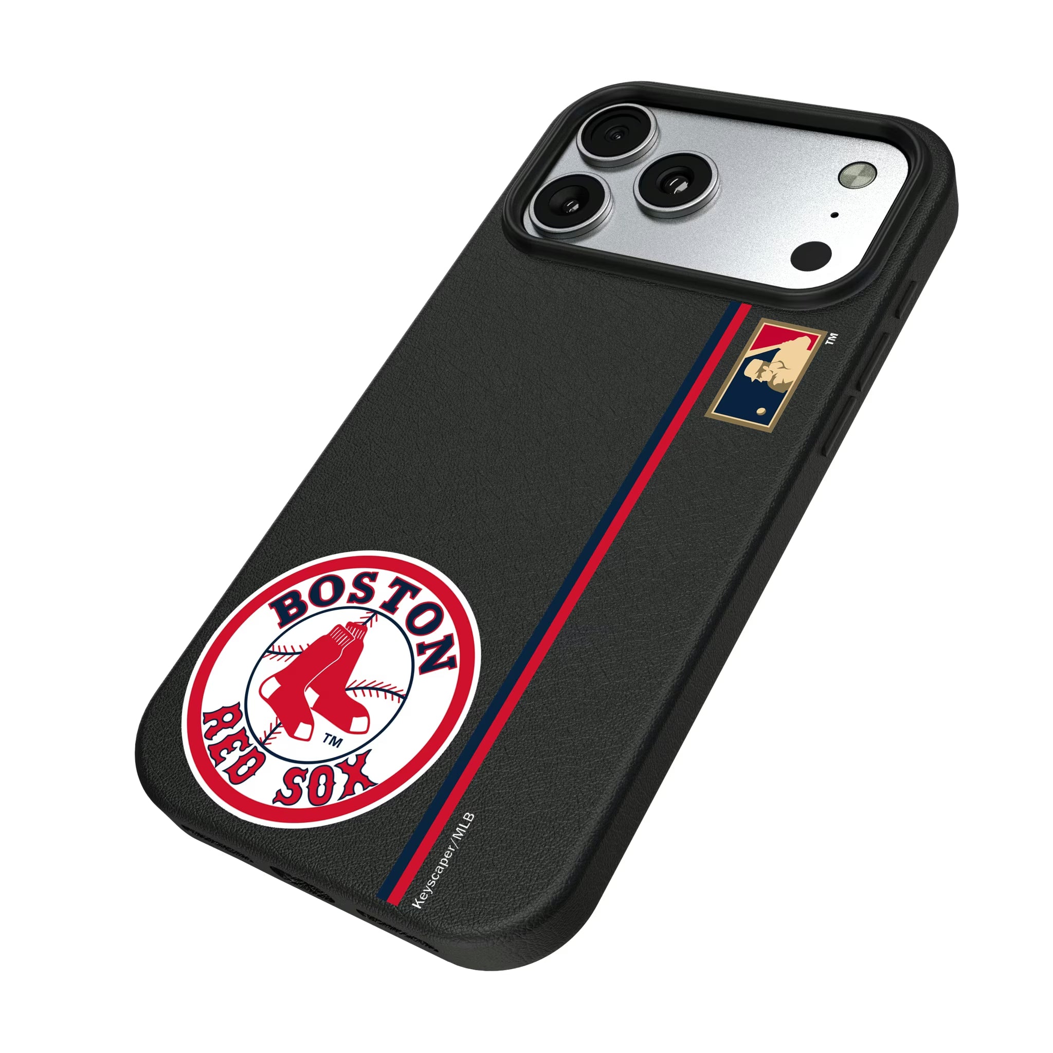 Boston Red Sox 1976-2008 - Cooperstown Collection Sidebar iPhone MagSafe Compatible Phone Case for Apple iPhone - Isometric View#Device_iPhone 17 Pro Max