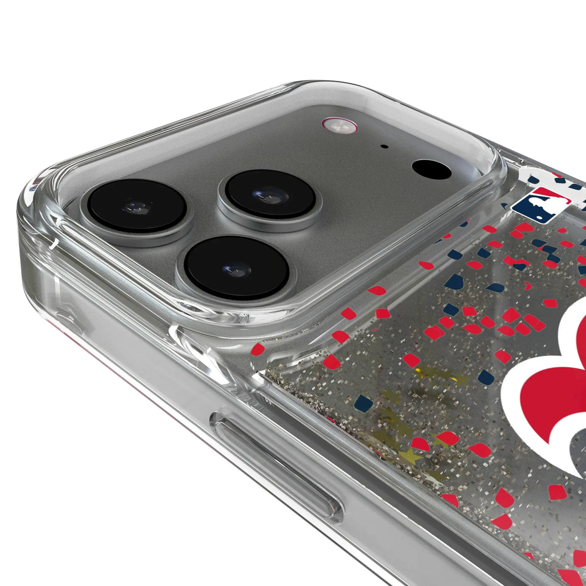 Boston Red Sox Confetti iPhone Glitter Phone Case for Apple iPhone - Detail#Device_iPhone 17 Pro Max