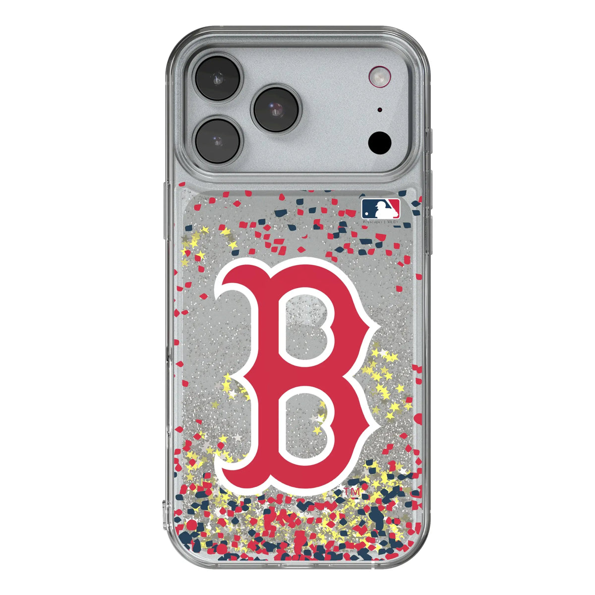 Boston Red Sox Confetti iPhone Glitter Phone Case for Apple iPhone#Device_iPhone 17 Pro Max
