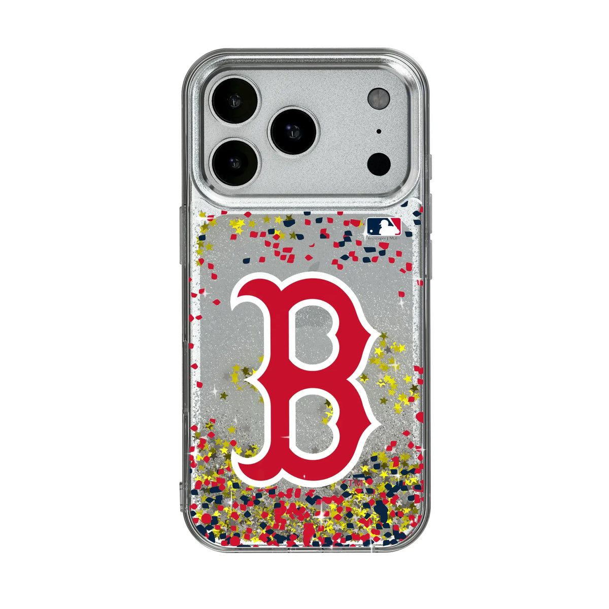Boston Red Sox Confetti iPhone Glitter Phone Case for Apple iPhone#Device_iPhone 17 Pro