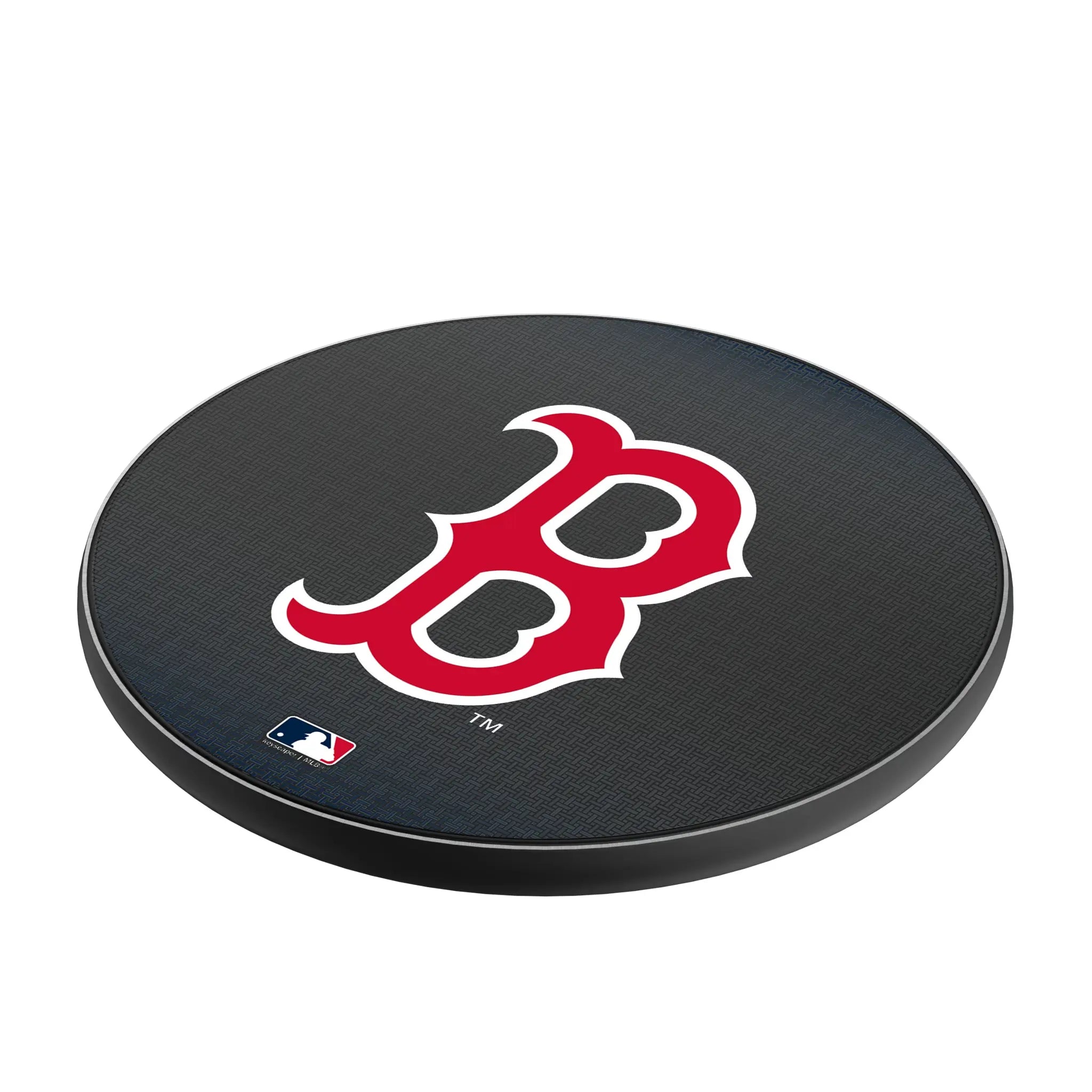 Boston Red Sox Linen 15-Watt Wireless Charger - Isometric View