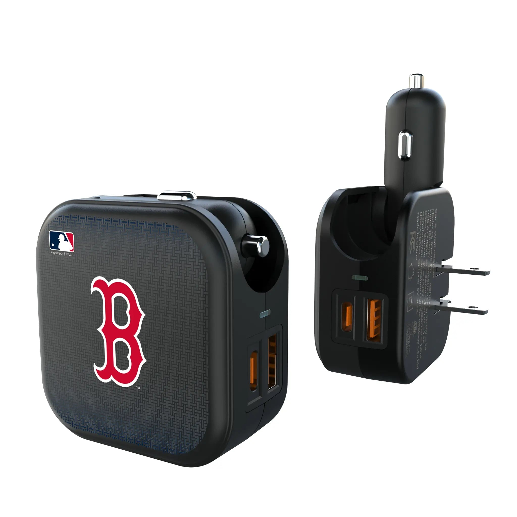 Boston Red Sox Linen 2 in 1 USB A/C Charger
