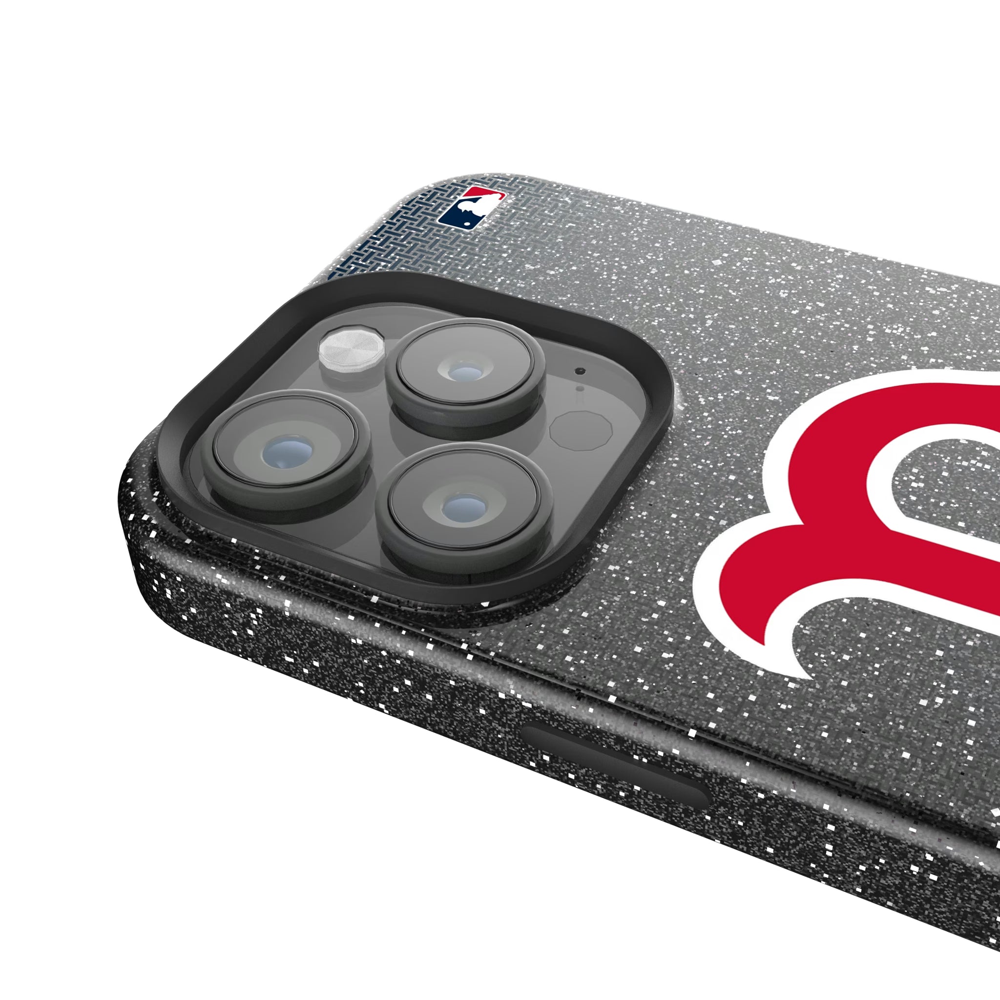 Boston Red Sox Linen iPhone Bling Phone Case for Apple iPhone - Detail