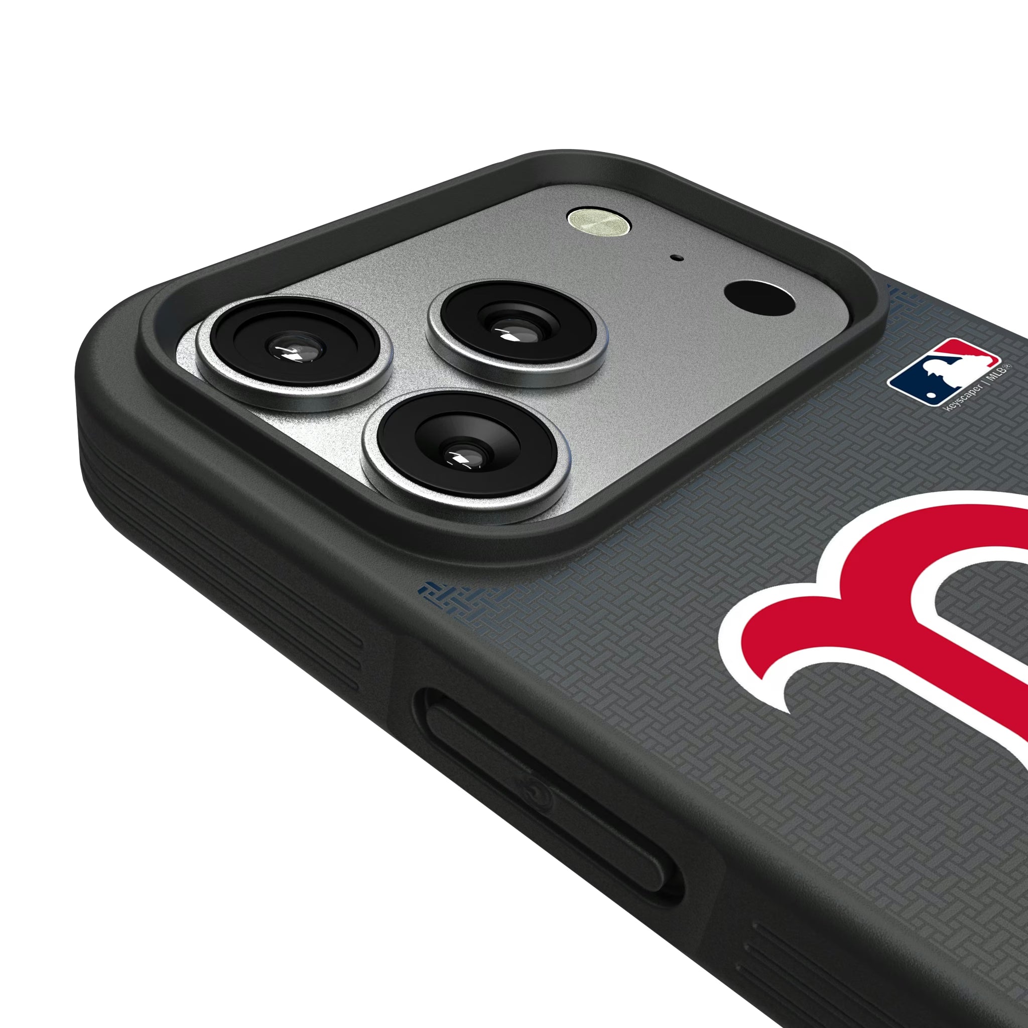 Boston Red Sox Linen iPhone Bump Phone Case for Apple iPhone - Detail#Device_iPhone 17 Pro