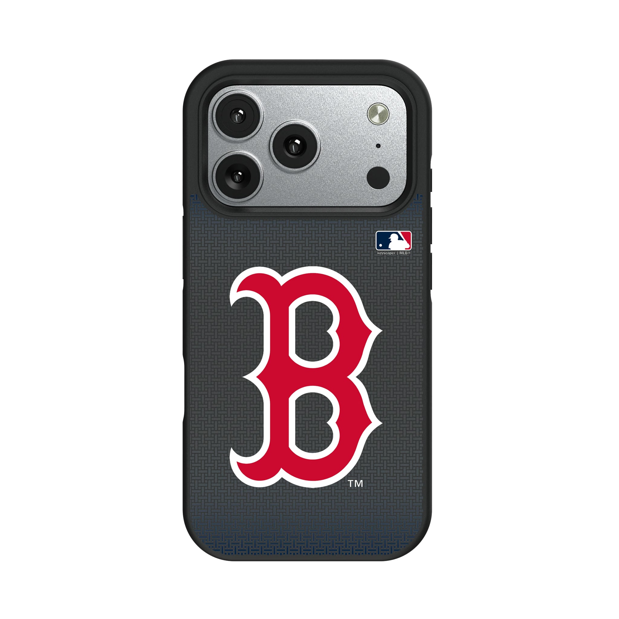 Boston Red Sox Linen iPhone Bump Phone Case for Apple iPhone#Device_iPhone 17 Pro