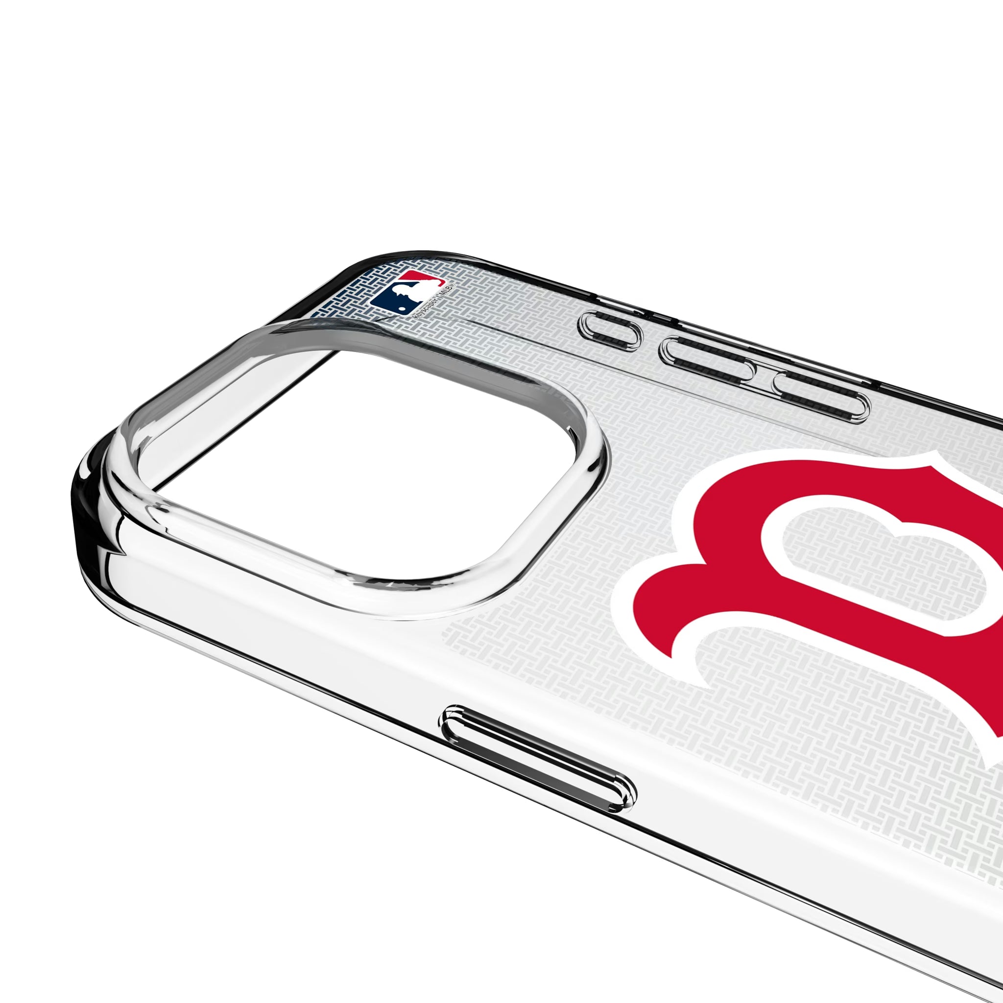 Boston Red Sox Linen iPhone Clear Phone Case for Apple iPhone - Detail